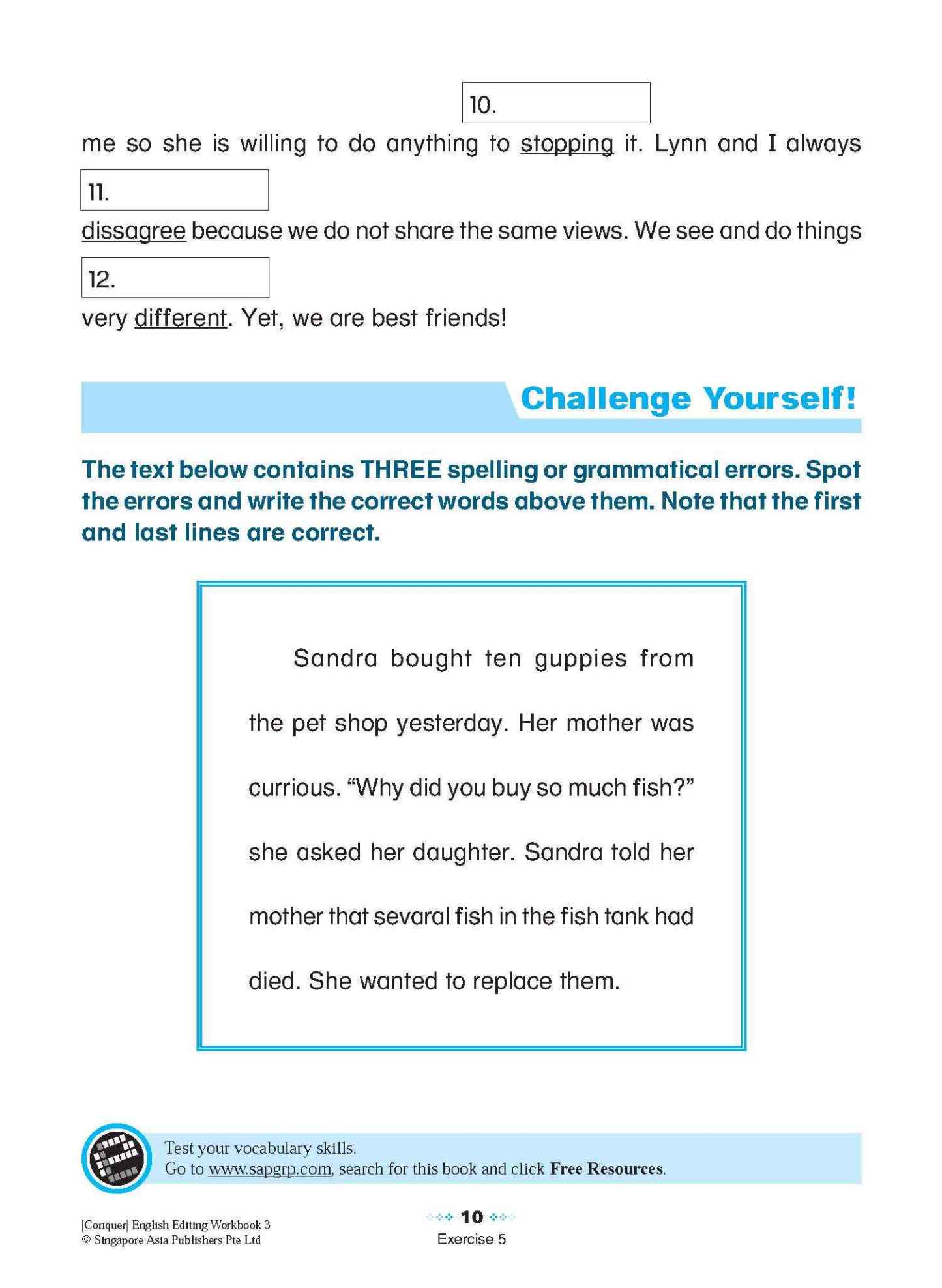Conquer English Editing Workbook 3