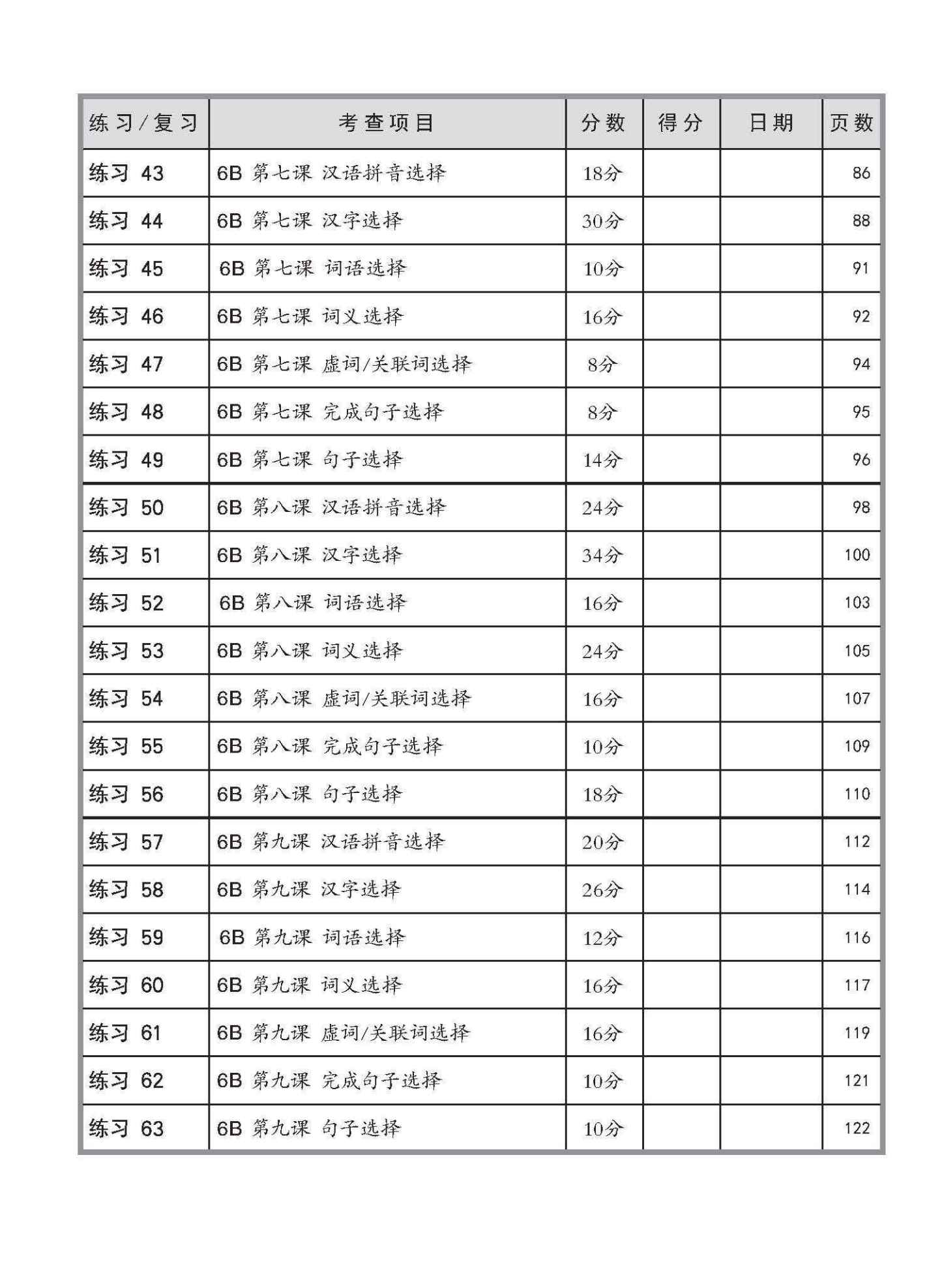 小六华文 语文应用 全面备考练习 6A/6B / Chinese Language and Usage Pre-exam Practice for Primary 6A/6B
