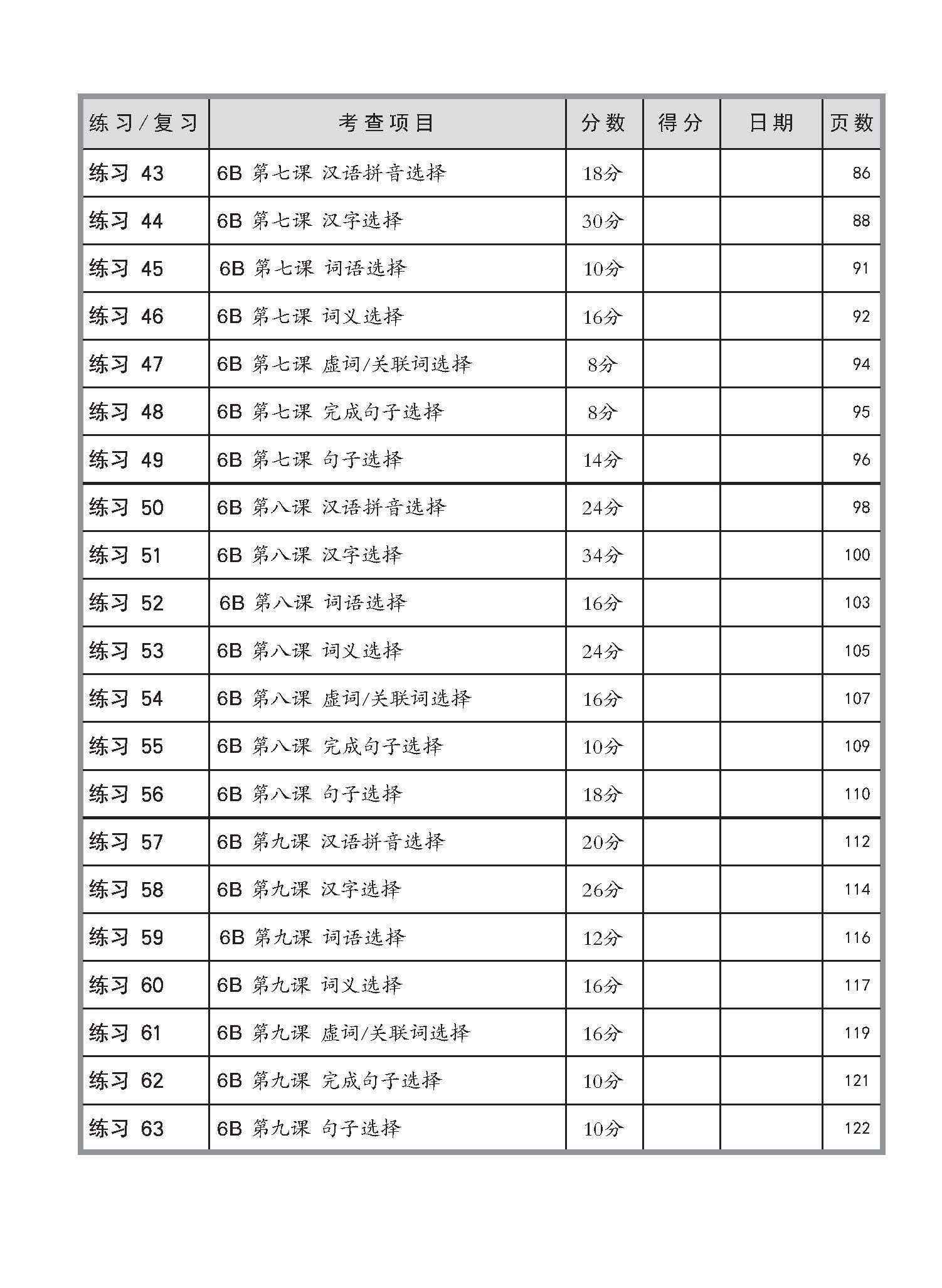小六华文 语文应用 全面备考练习 6A/6B / Chinese Language and Usage Pre-exam Practice for Primary 6A/6B