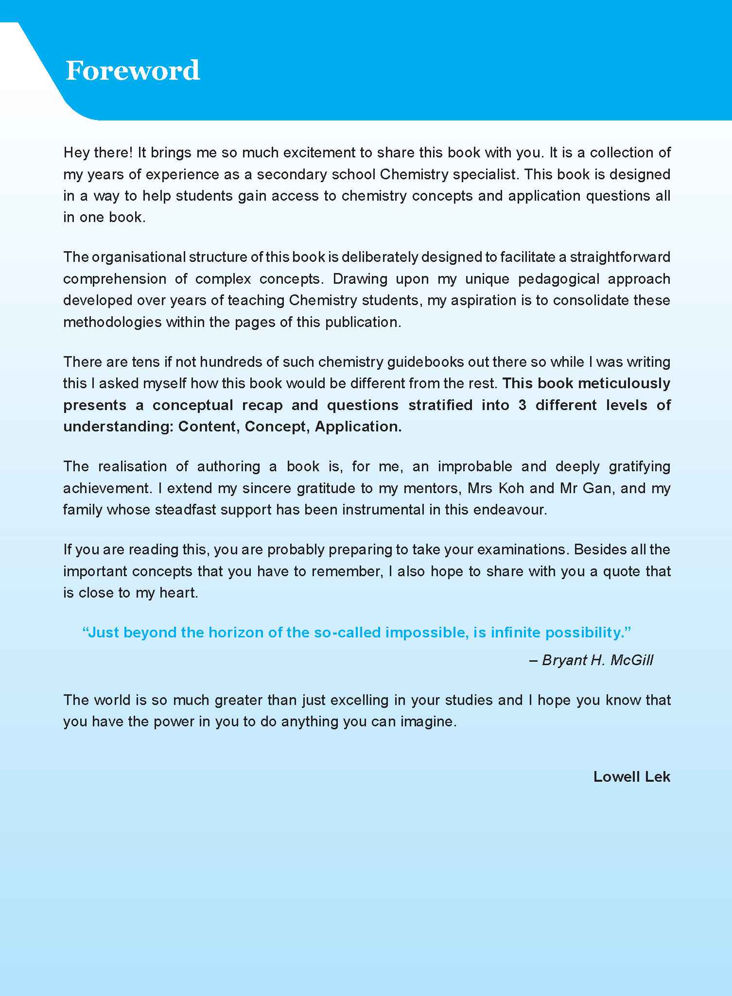 Mastering CHEMISTRY For Upper Secondary Levels