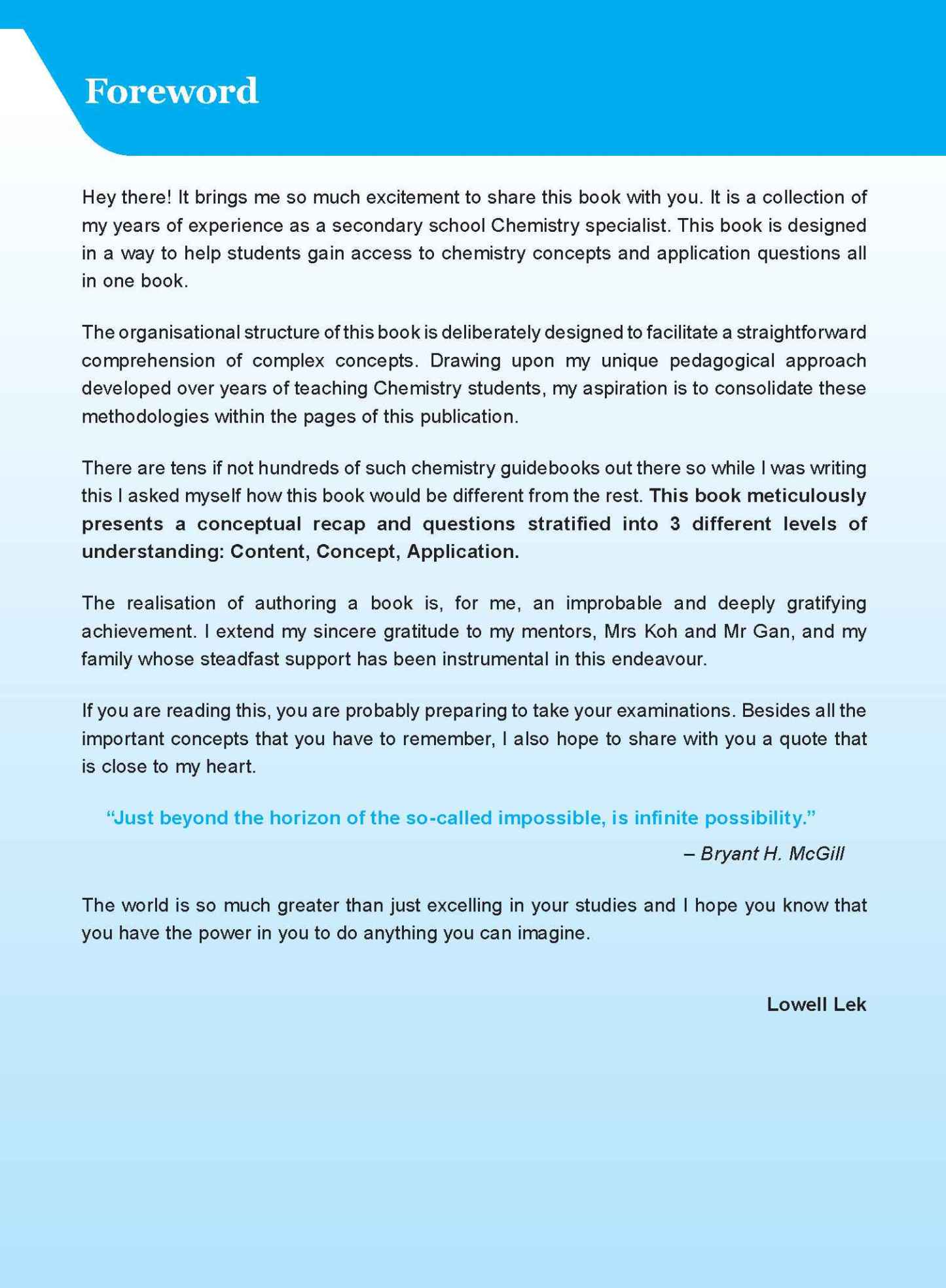 Mastering CHEMISTRY For Upper Secondary Levels