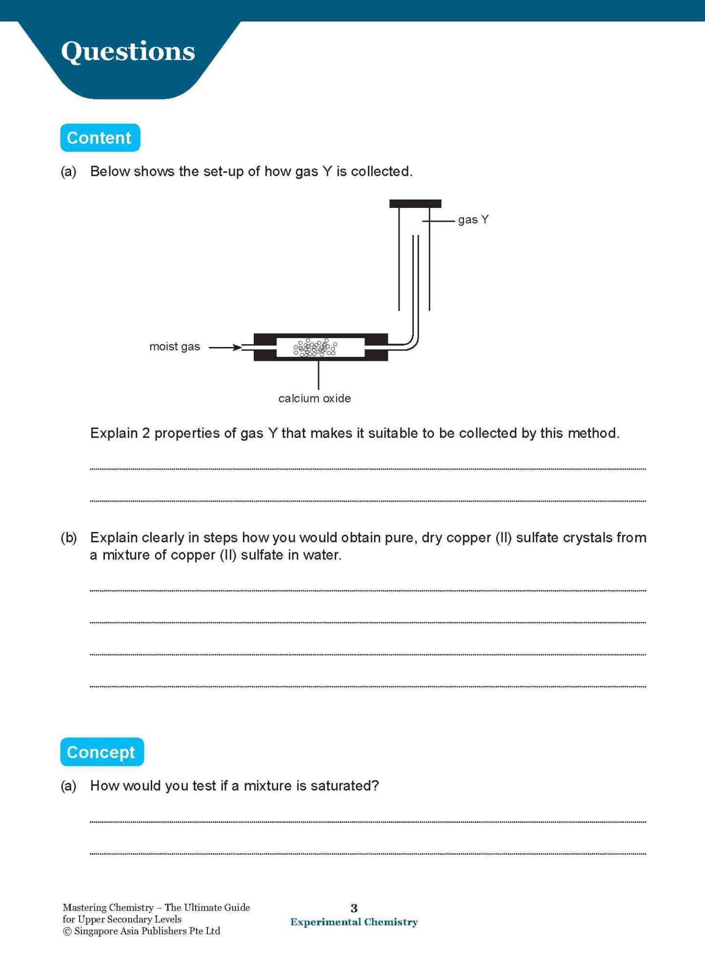 Mastering CHEMISTRY For Upper Secondary Levels