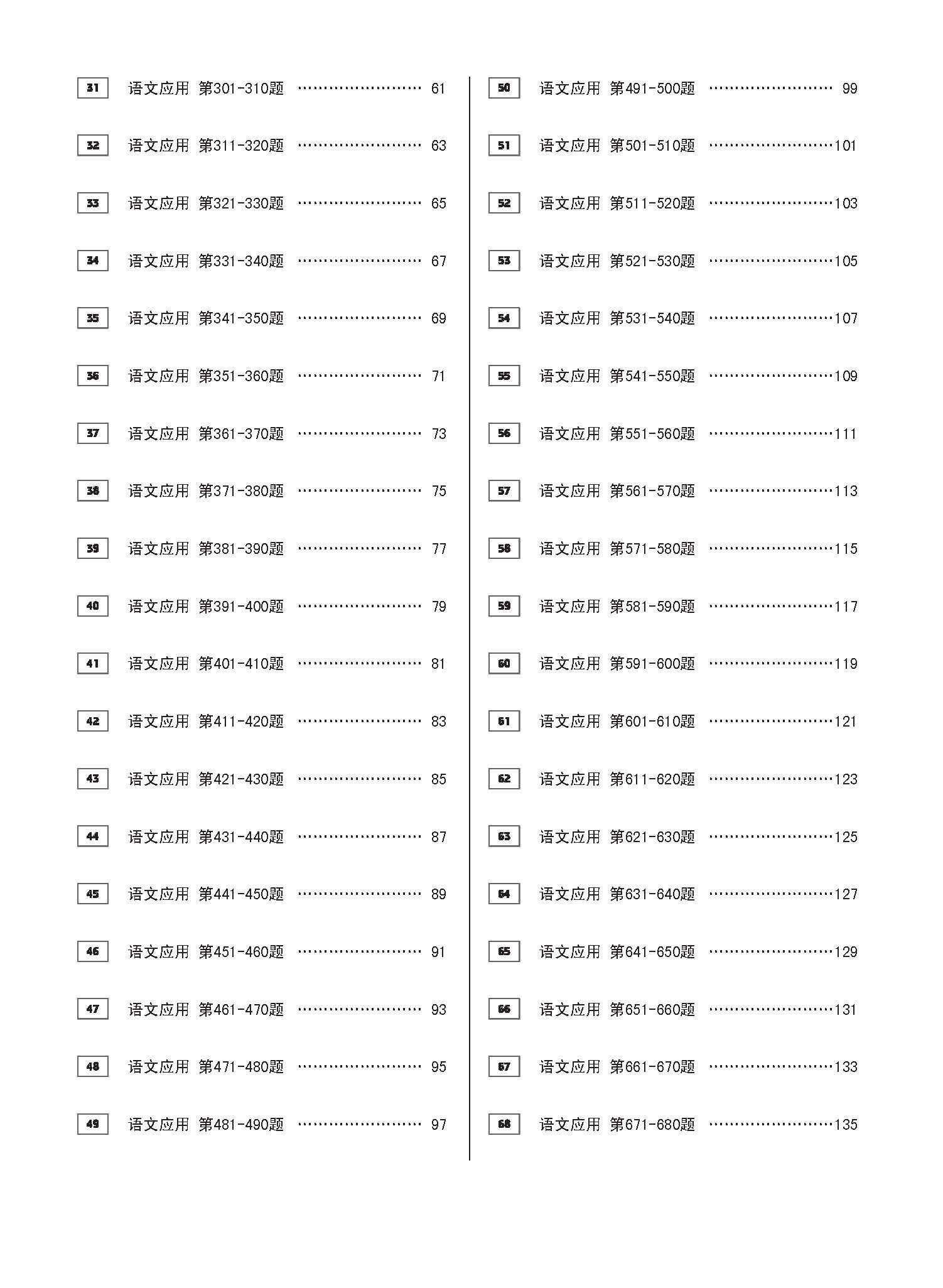 PSLE 1001 高级华文语文应用 (PSLE Higher Chinese 1001 Questions On Language And Usage)