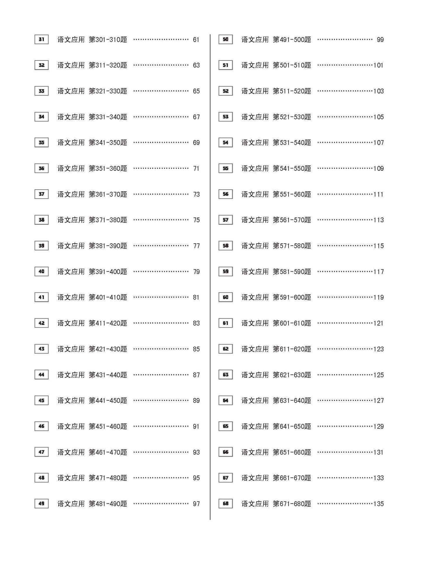 PSLE 1001 高级华文语文应用 (PSLE Higher Chinese 1001 Questions On Language And Usage)