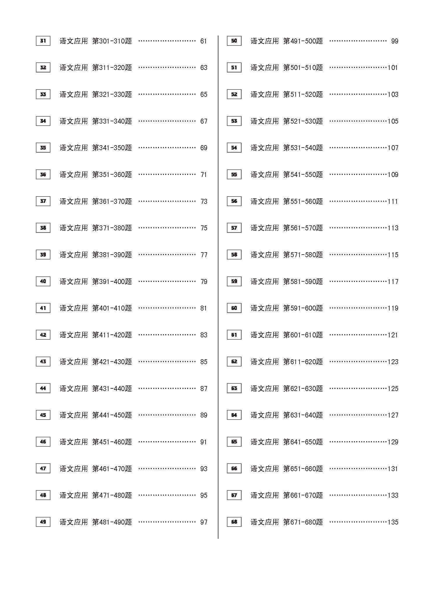 PSLE 1001 高级华文语文应用 (PSLE Higher Chinese 1001 Questions On Language And Usage)