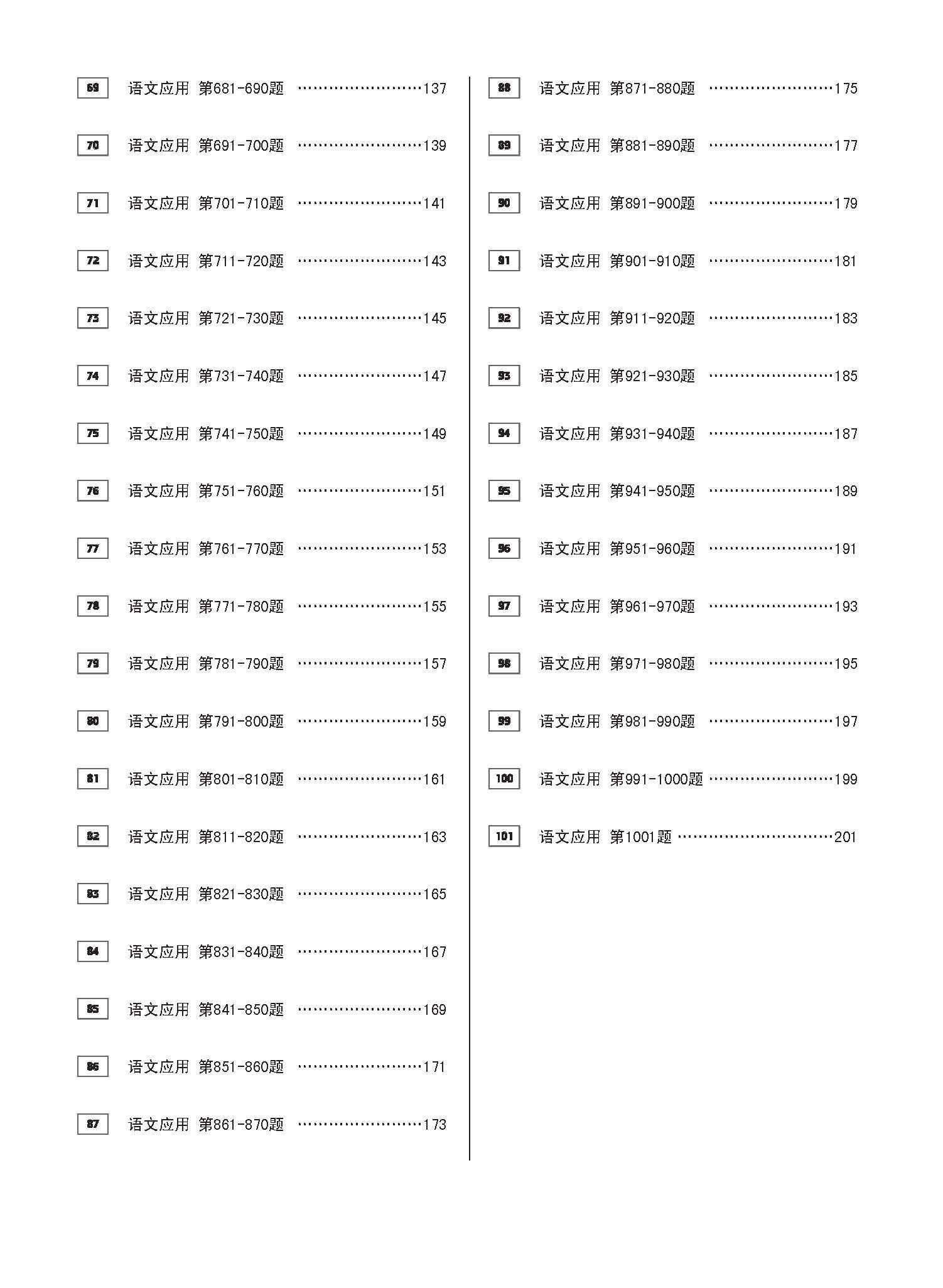 PSLE 1001 高级华文语文应用 (PSLE Higher Chinese 1001 Questions On Language And Usage)