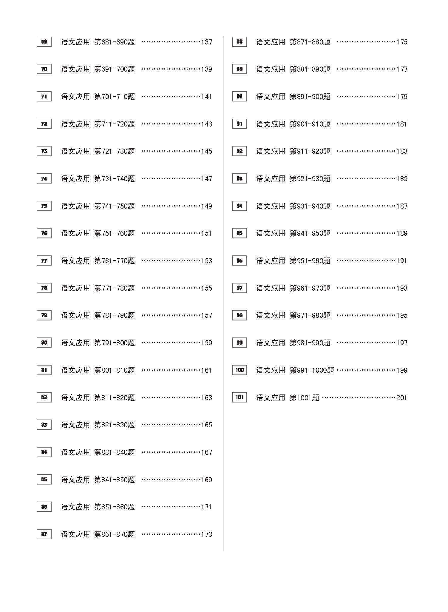 PSLE 1001 高级华文语文应用 (PSLE Higher Chinese 1001 Questions On Language And Usage)