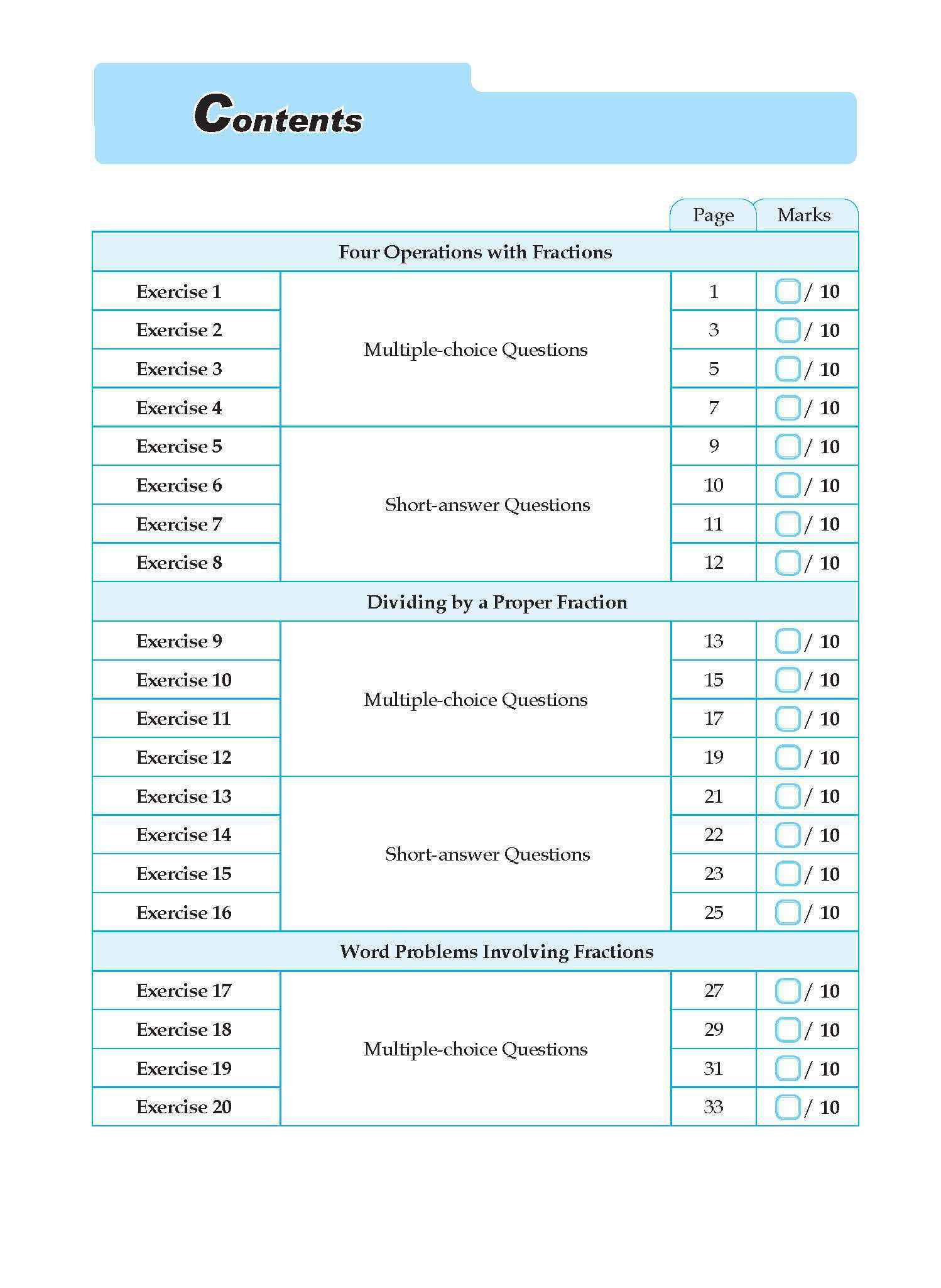 Conquer Mathematics Fractions . Percentage . Ratio Workbook 6