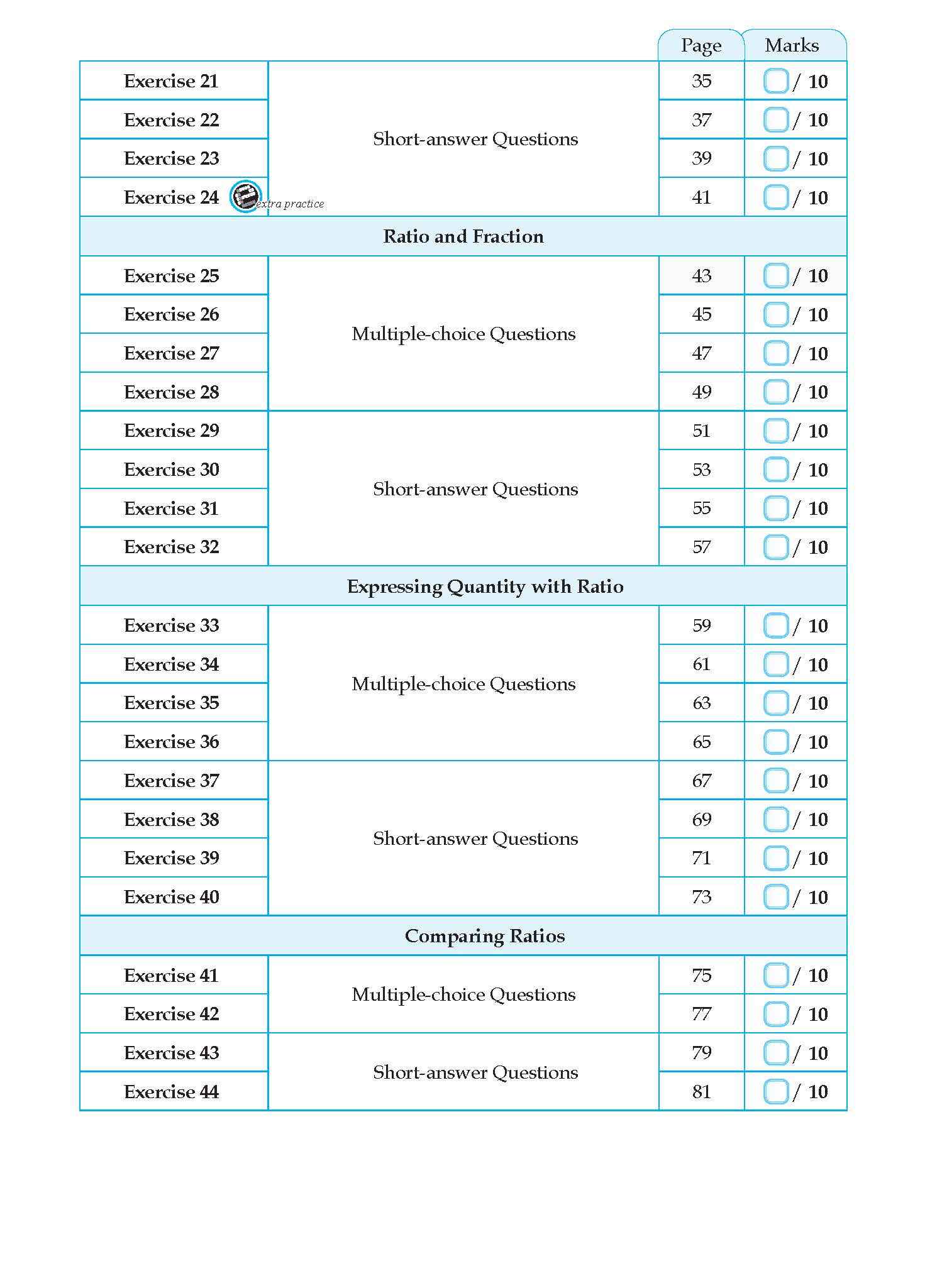 Conquer Mathematics Fractions . Percentage . Ratio Workbook 6
