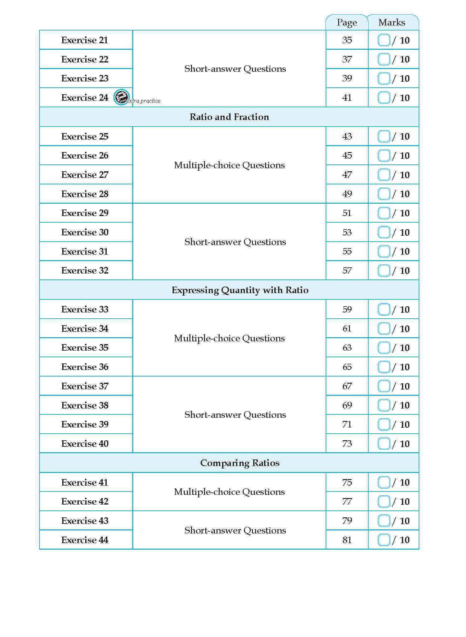 Conquer Mathematics Fractions . Percentage . Ratio Workbook 6