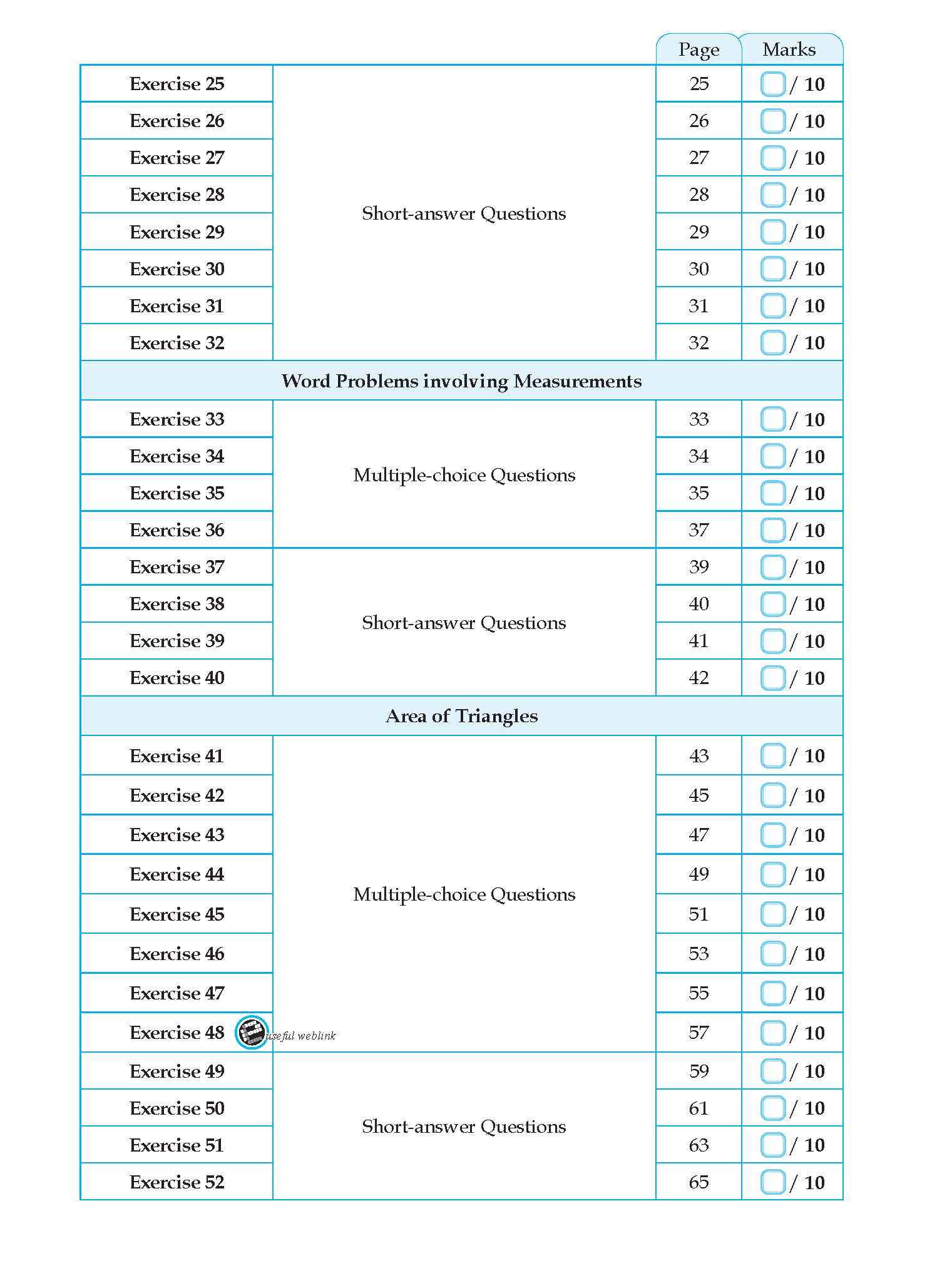 Conquer Mathematics Measurements . Area . Volume Workbook 5