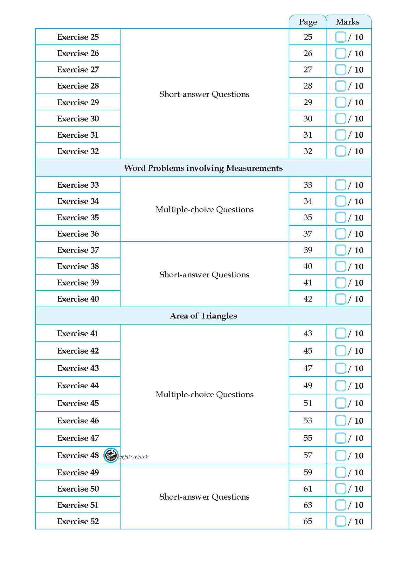 Conquer Mathematics Measurements . Area . Volume Workbook 5