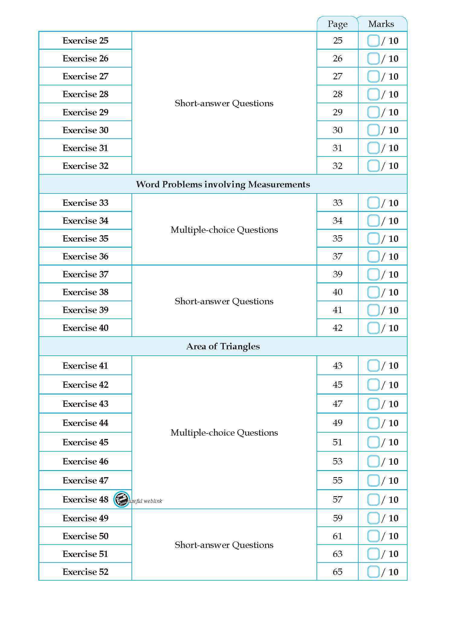 Conquer Mathematics Measurements . Area . Volume Workbook 5