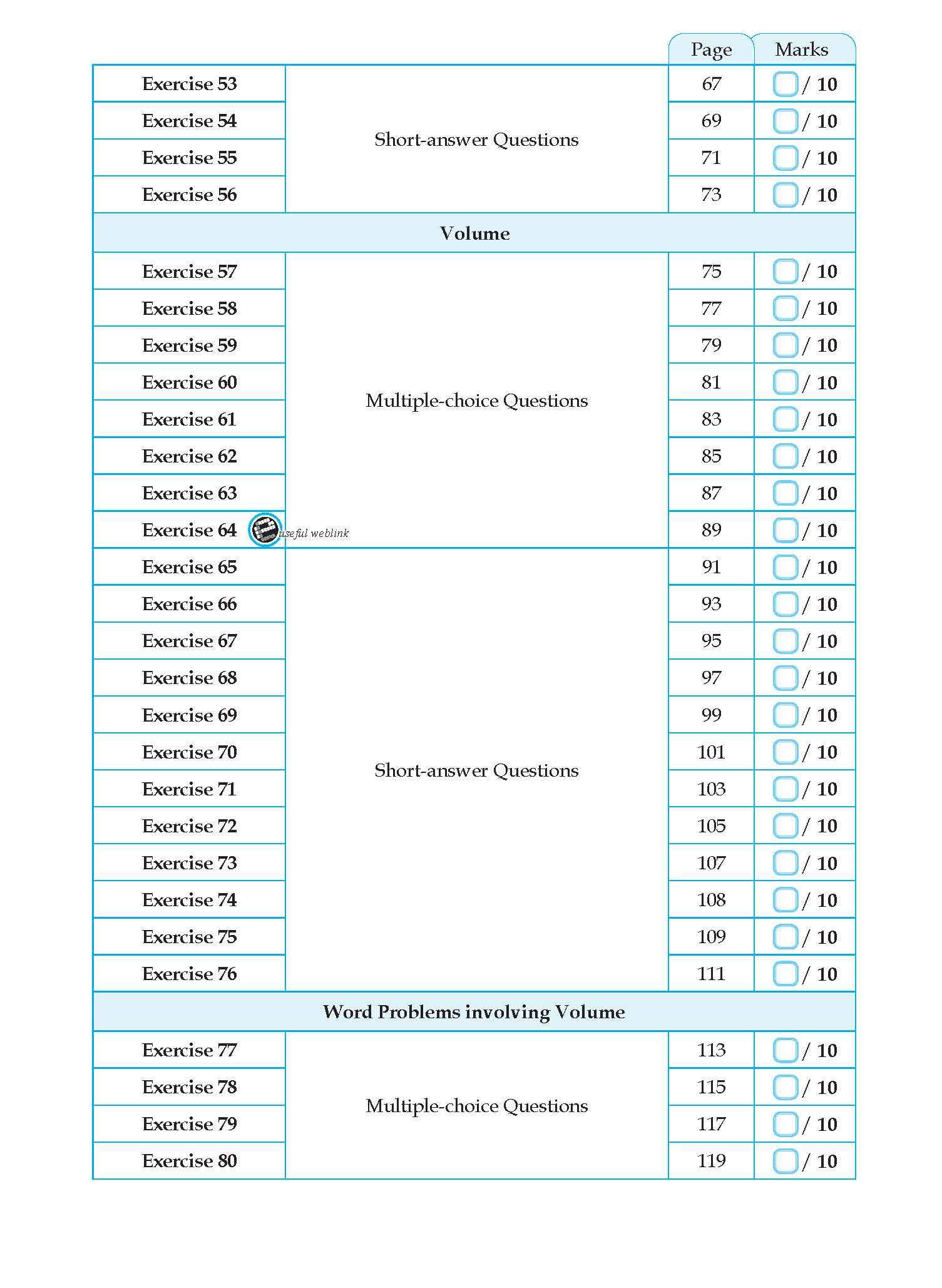 Conquer Mathematics Measurements . Area . Volume Workbook 5
