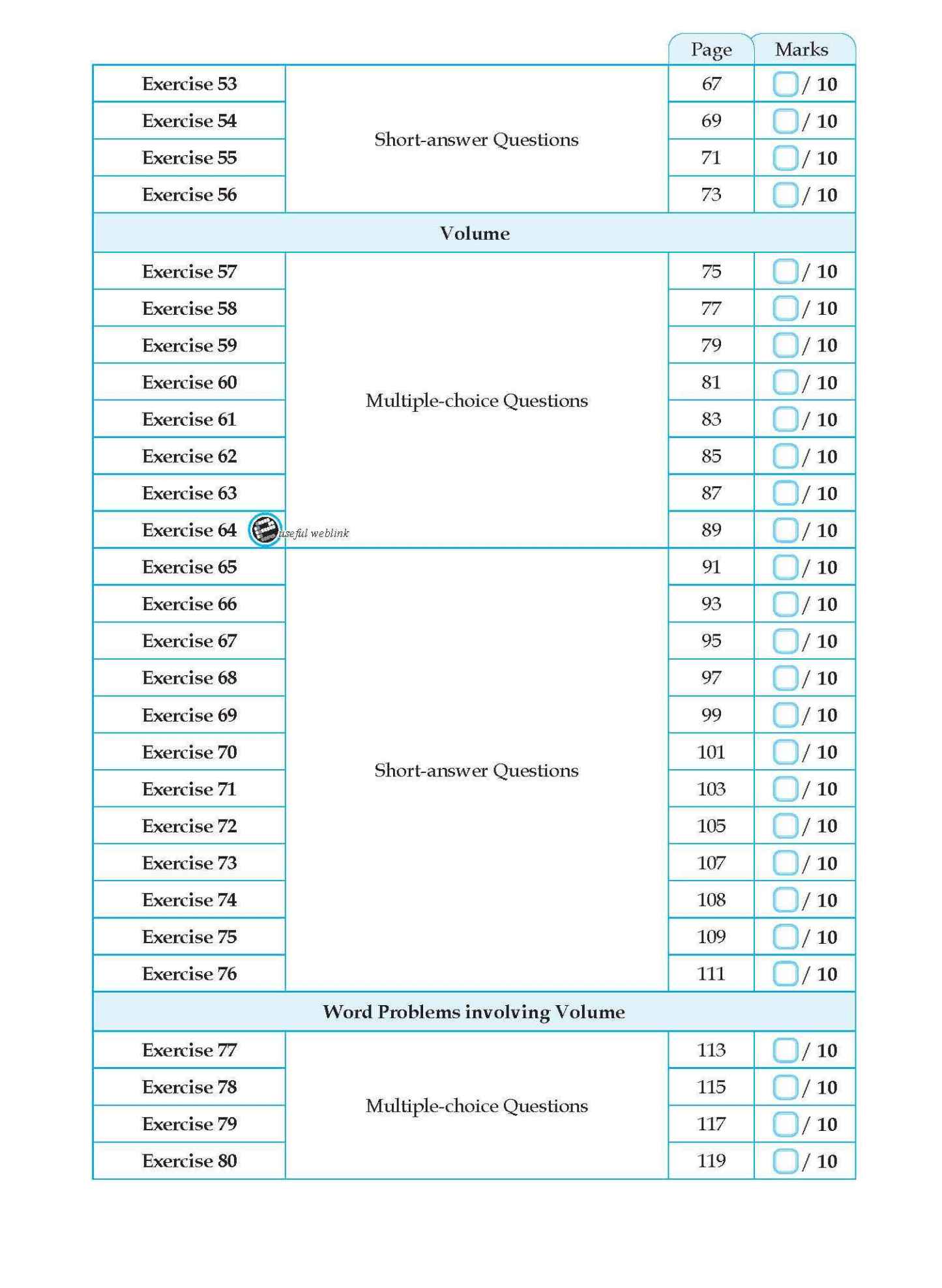 Conquer Mathematics Measurements . Area . Volume Workbook 5