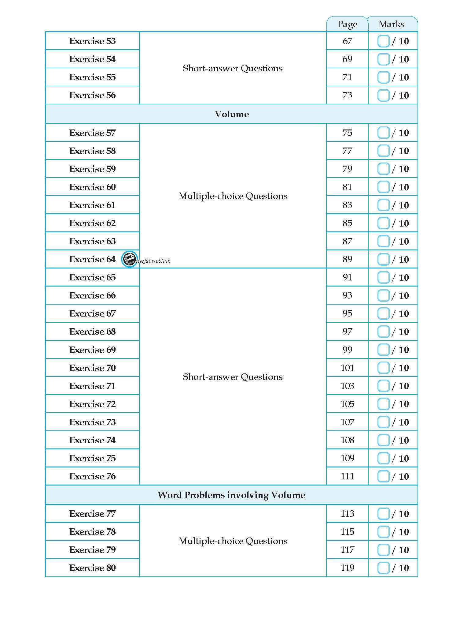 Conquer Mathematics Measurements . Area . Volume Workbook 5
