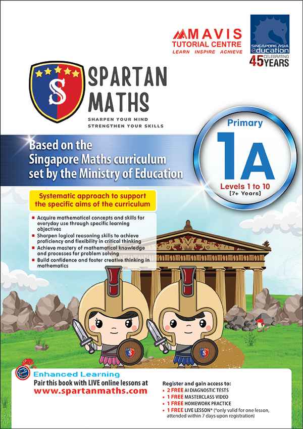 Spartan Maths Primary 1A (Levels 1 to 10)