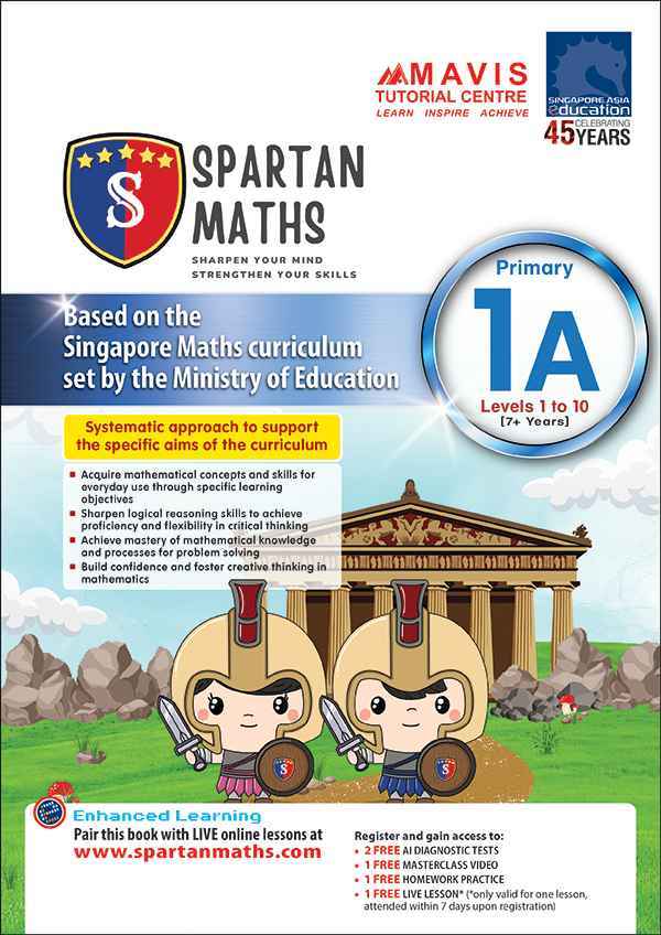 Spartan Maths Primary 1A (Levels 1 to 10)
