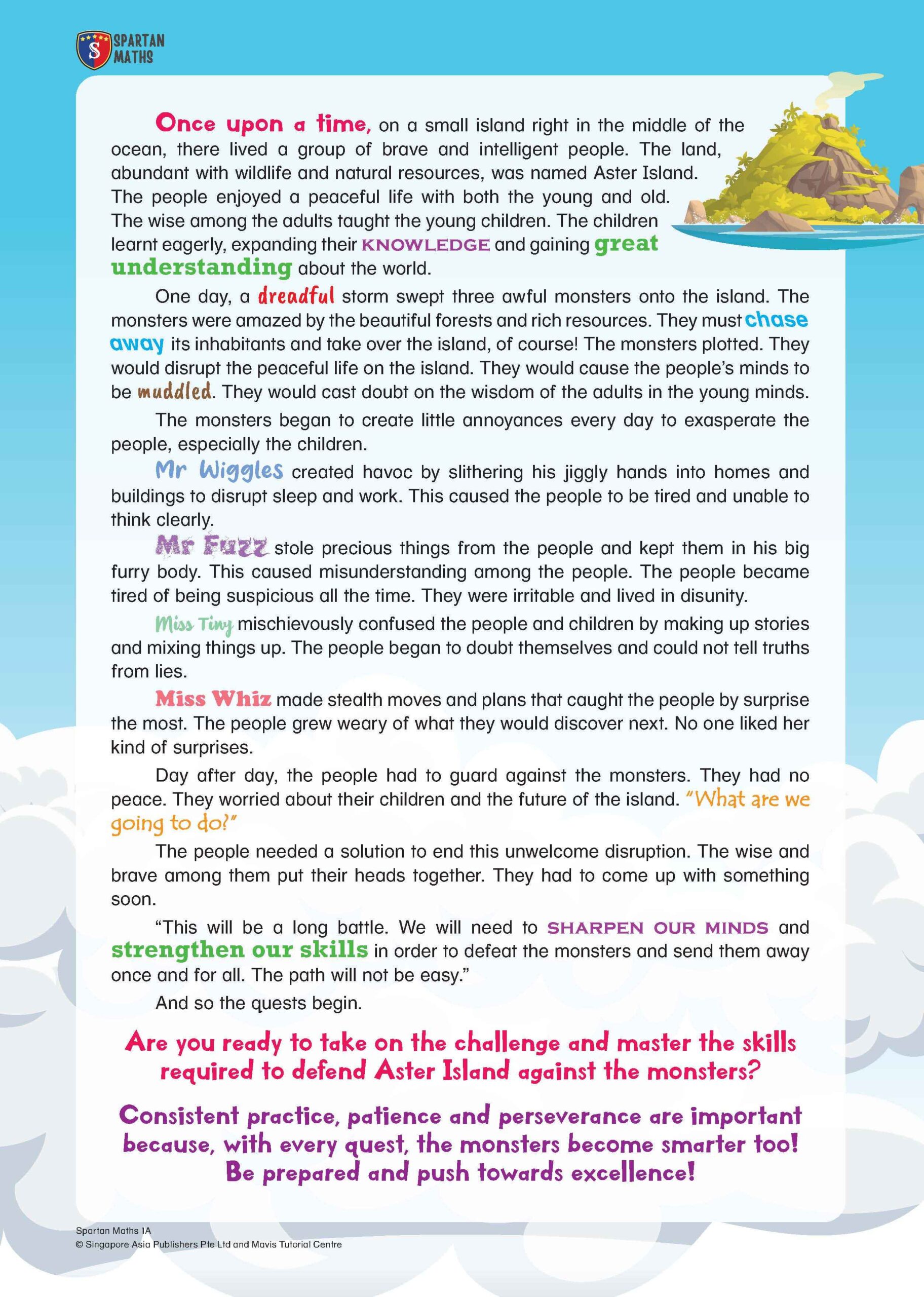 Spartan Maths Primary 1A (Levels 1 to 10)