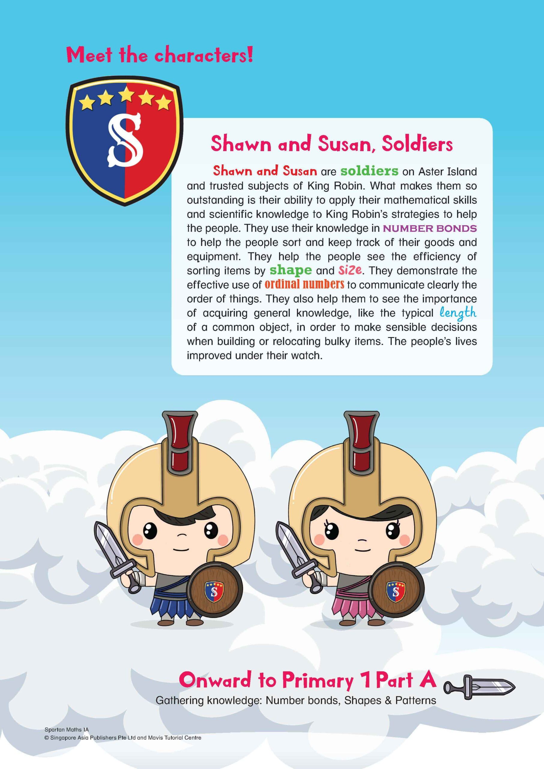 Spartan Maths Primary 1A (Levels 1 to 10)