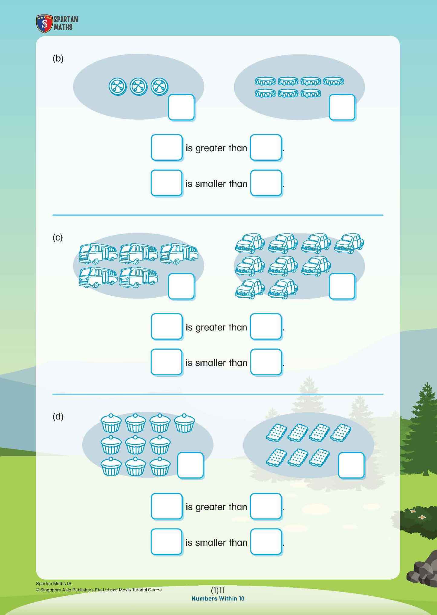 Spartan Maths Primary 1A (Levels 1 to 10)