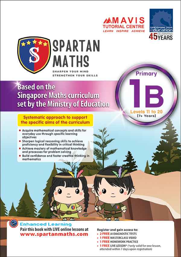 Spartan Maths Primary 1B (Levels 11 to 20)