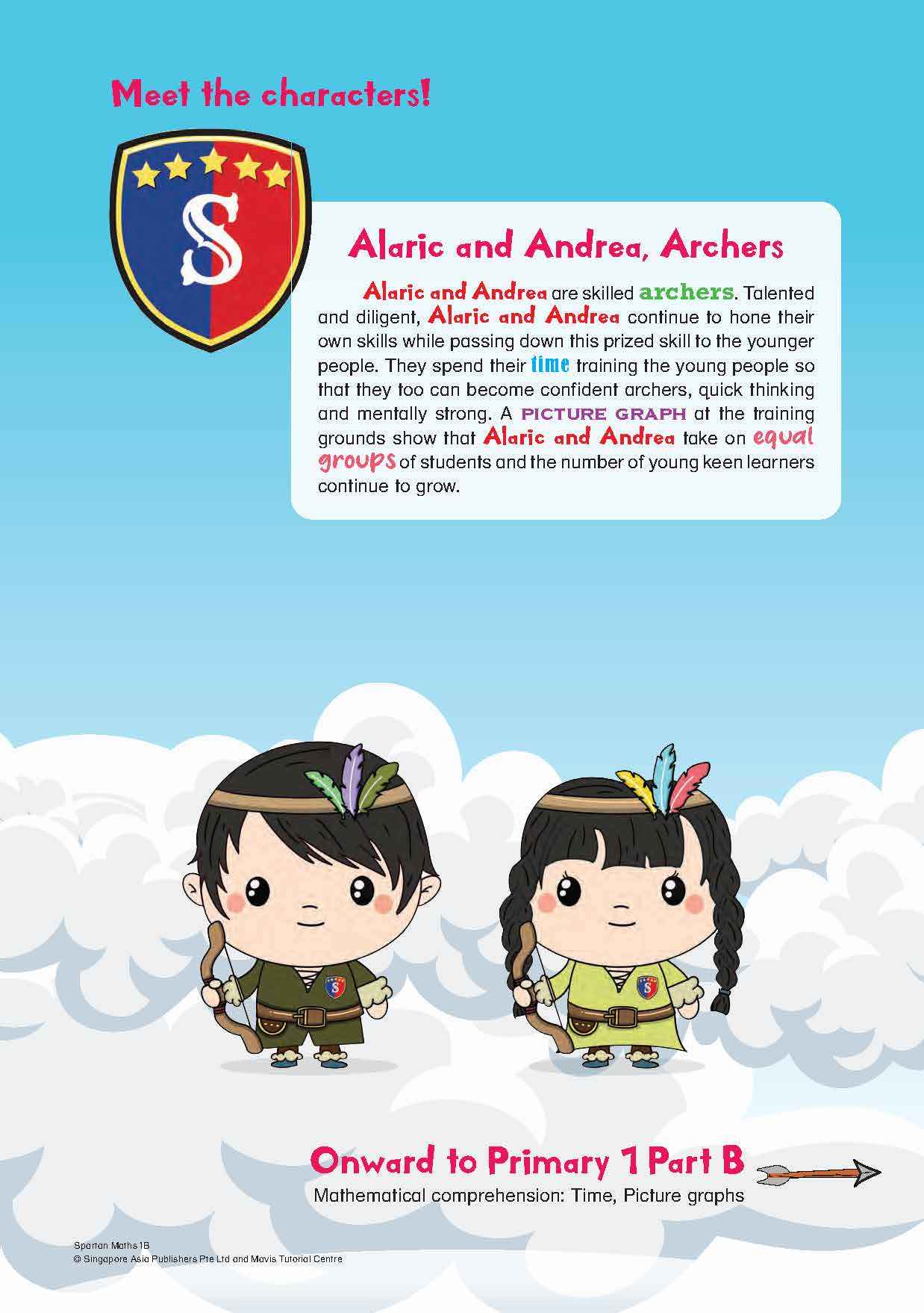 Spartan Maths Primary 1B (Levels 11 to 20)