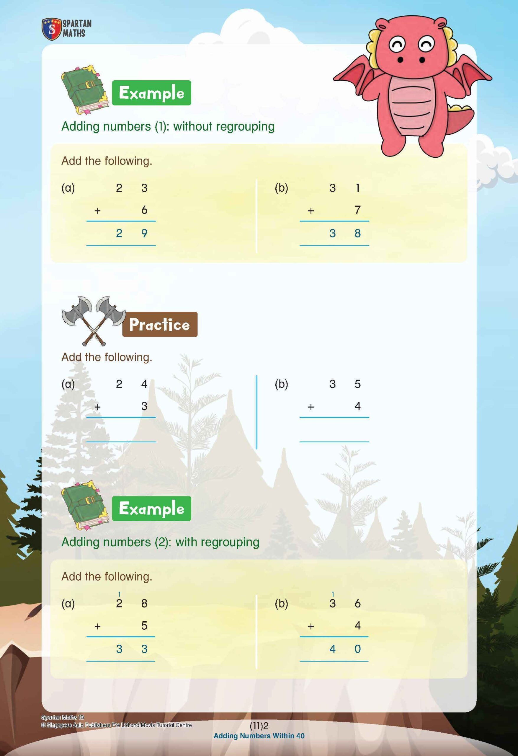 Spartan Maths Primary 1B (Levels 11 to 20)