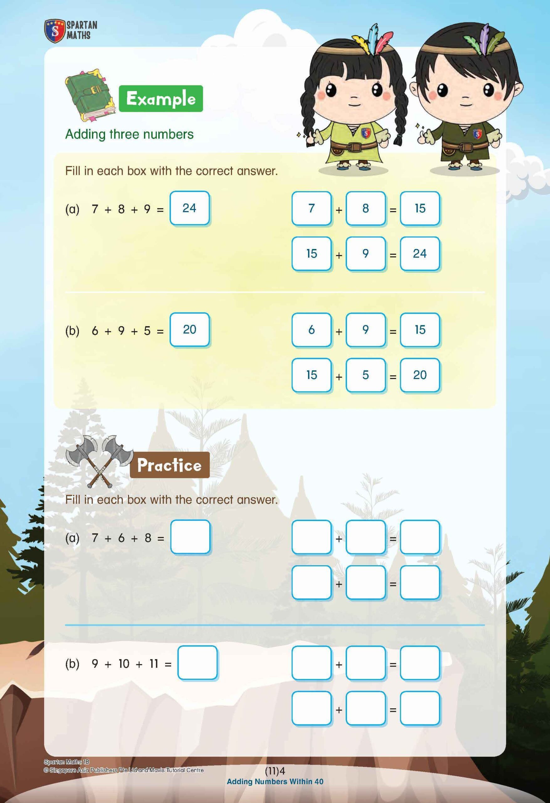Spartan Maths Primary 1B (Levels 11 to 20)