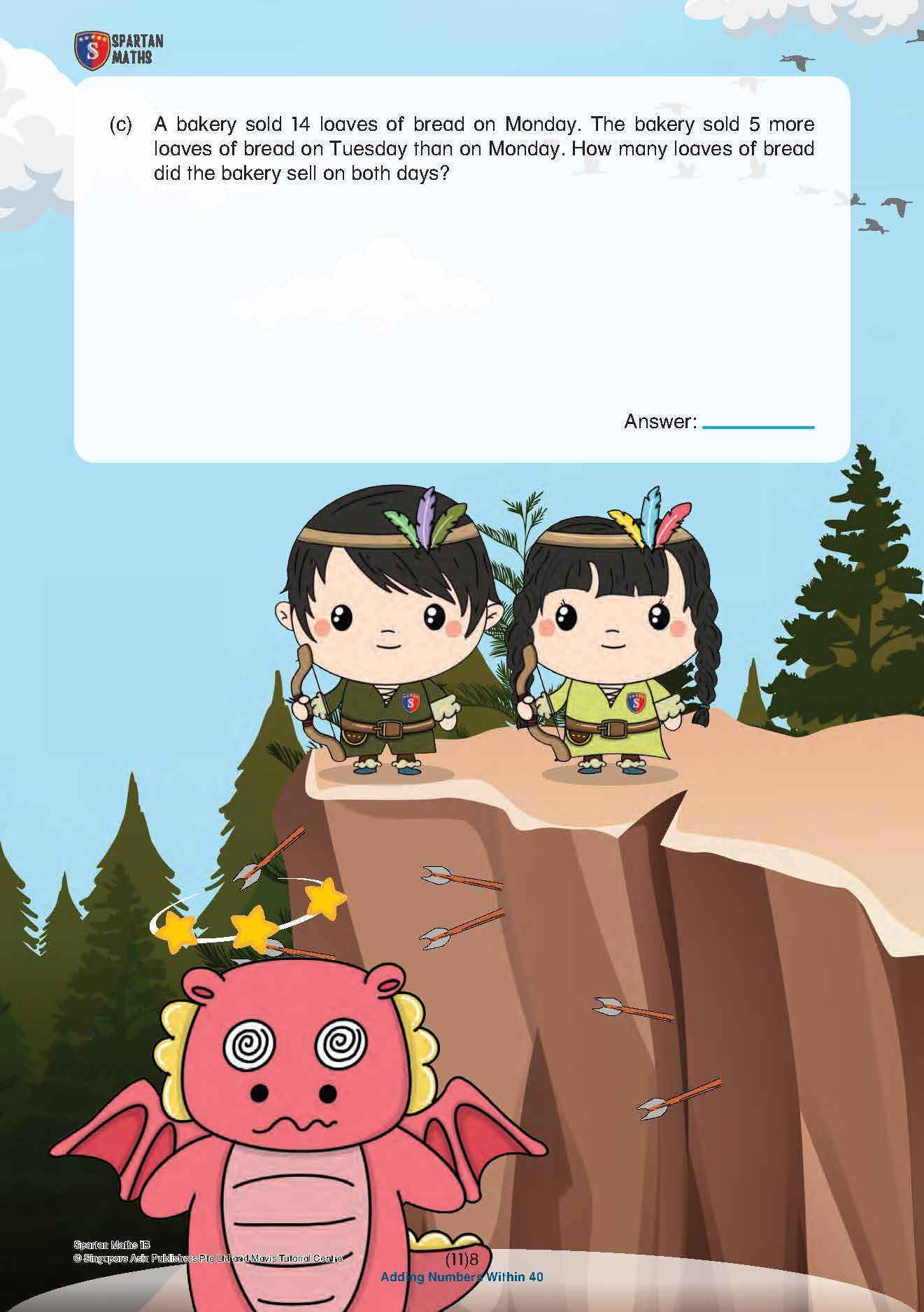 Spartan Maths Primary 1B (Levels 11 to 20)