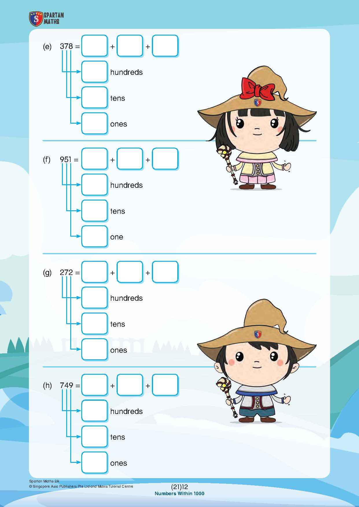 Spartan Maths Primary 2A (Levels 21 to 30)