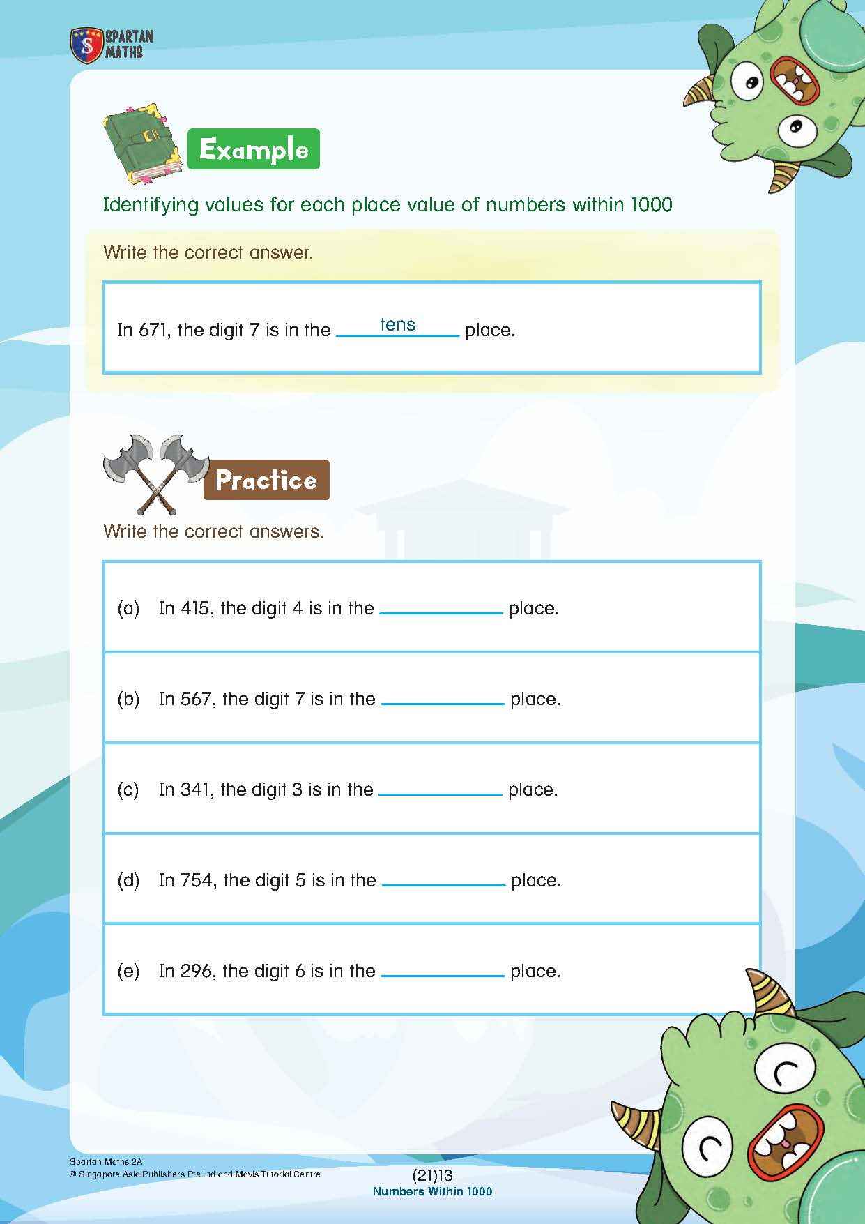 Spartan Maths Primary 2A (Levels 21 to 30)