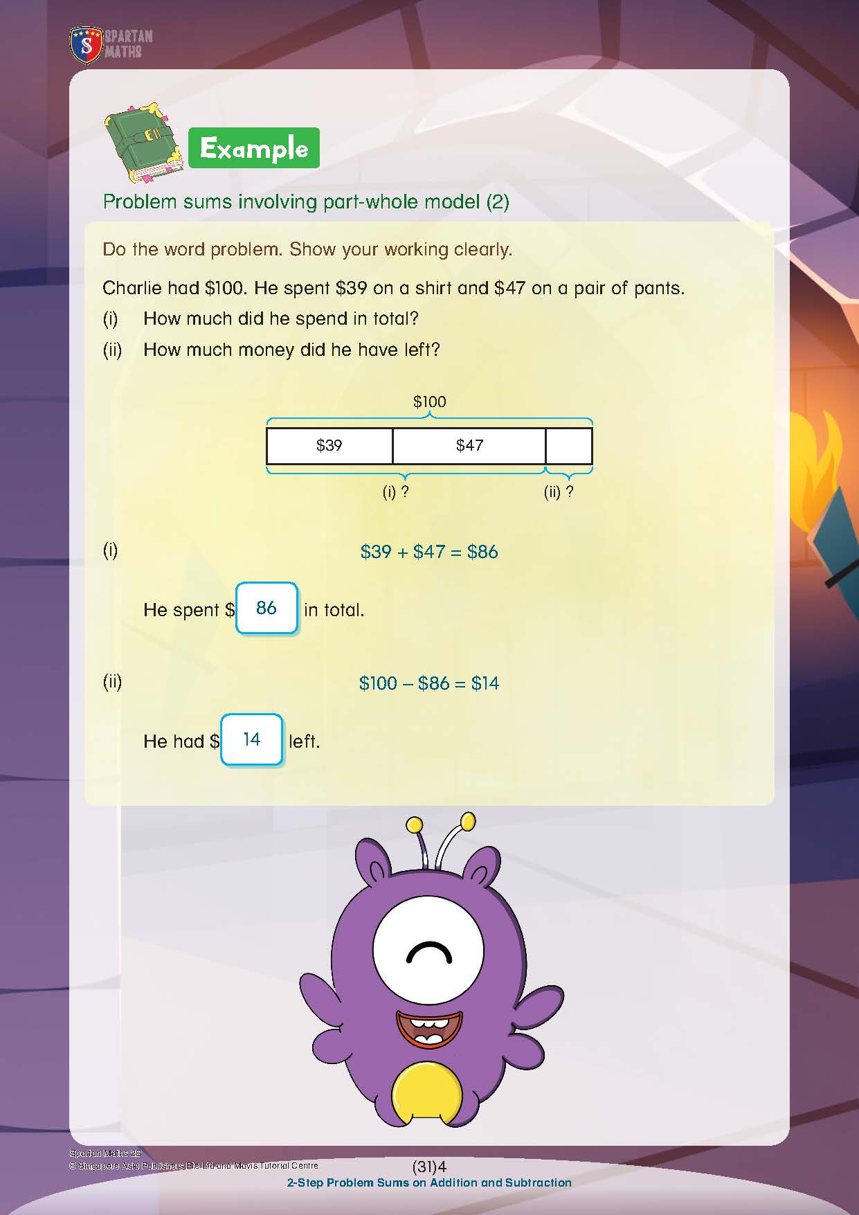 Spartan Maths Primary 2B (Levels 31 to 41)