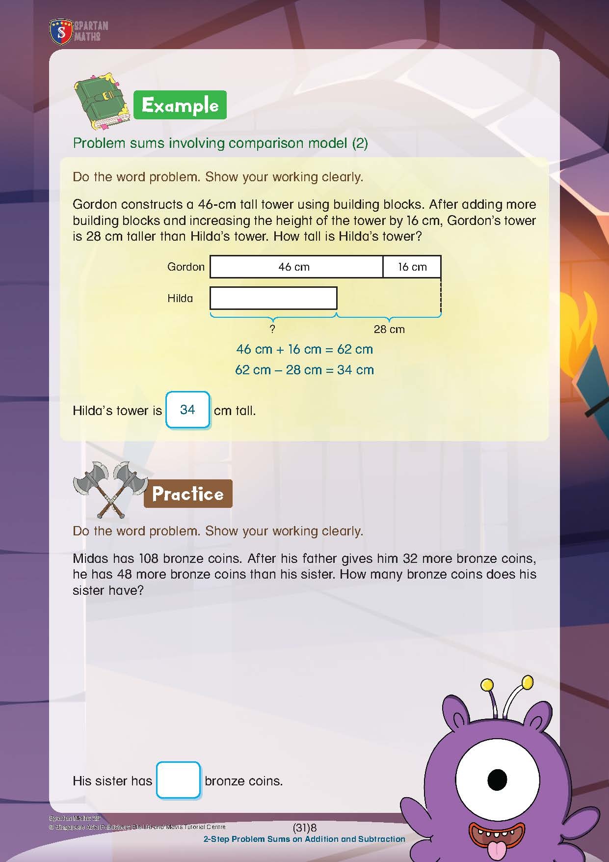 Spartan Maths Primary 2B (Levels 31 to 41)