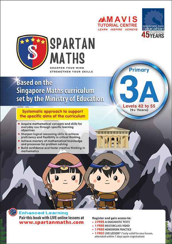 Spartan Maths Primary 3A (Levels 42 to 55)