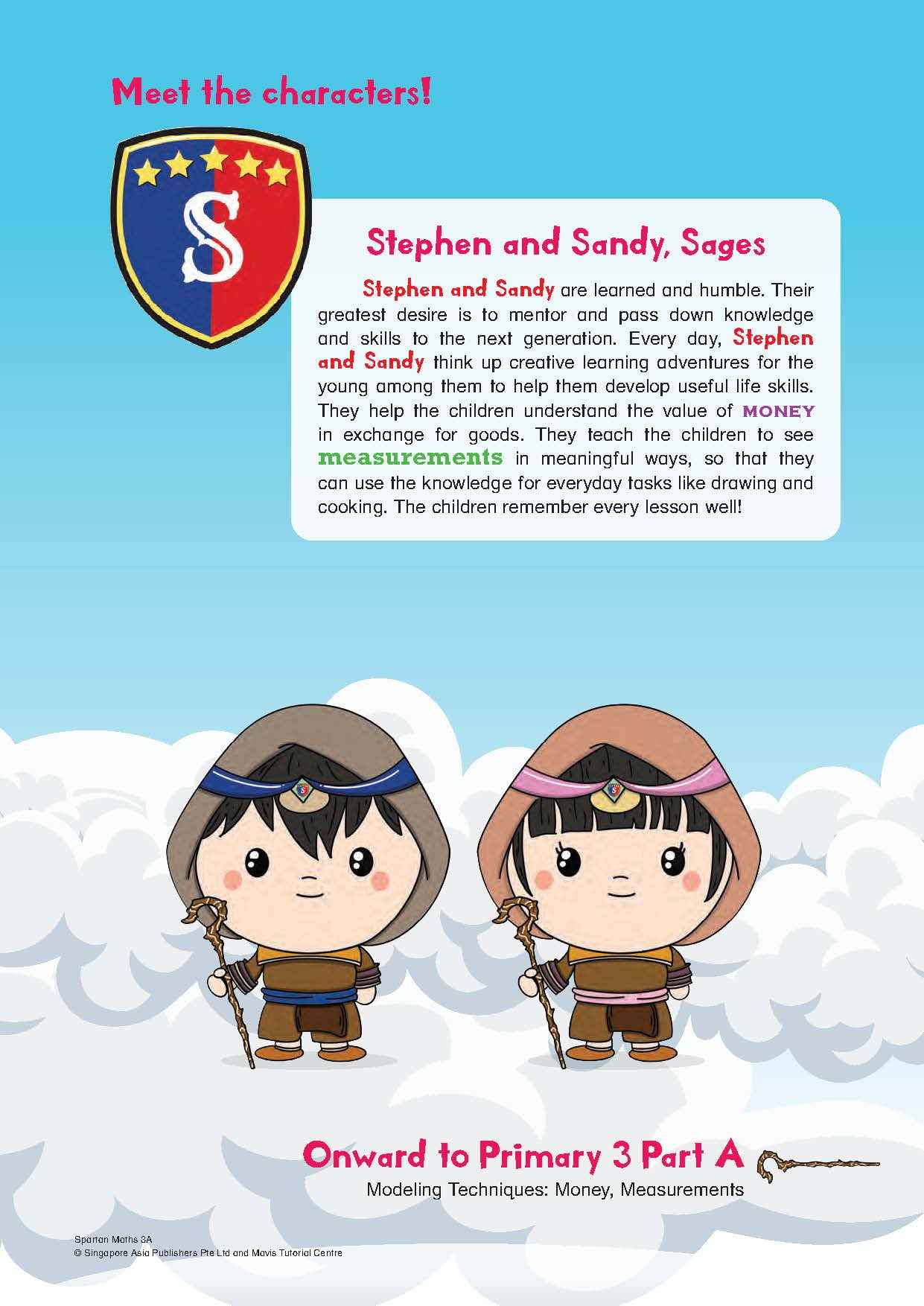 Spartan Maths Primary 3A (Levels 42 to 55)