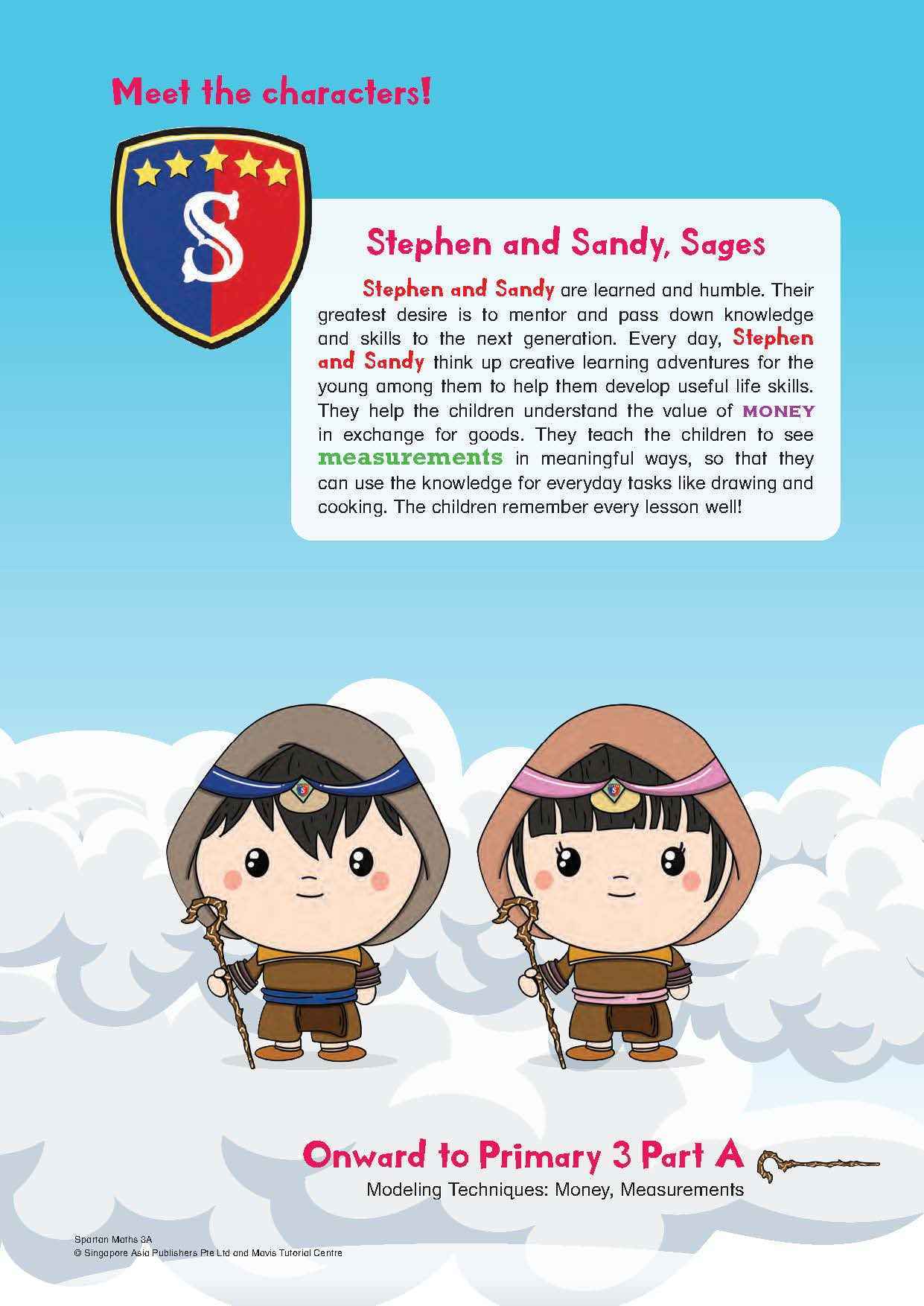 Spartan Maths Primary 3A (Levels 42 to 55)