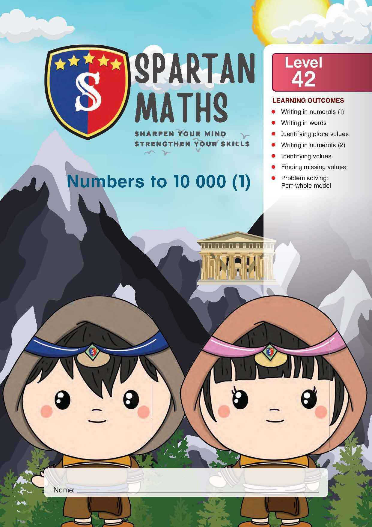 Spartan Maths Primary 3A (Levels 42 to 55)