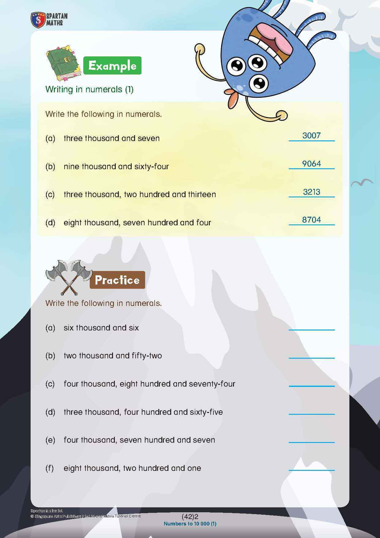 Spartan Maths Primary 3A (Levels 42 to 55)