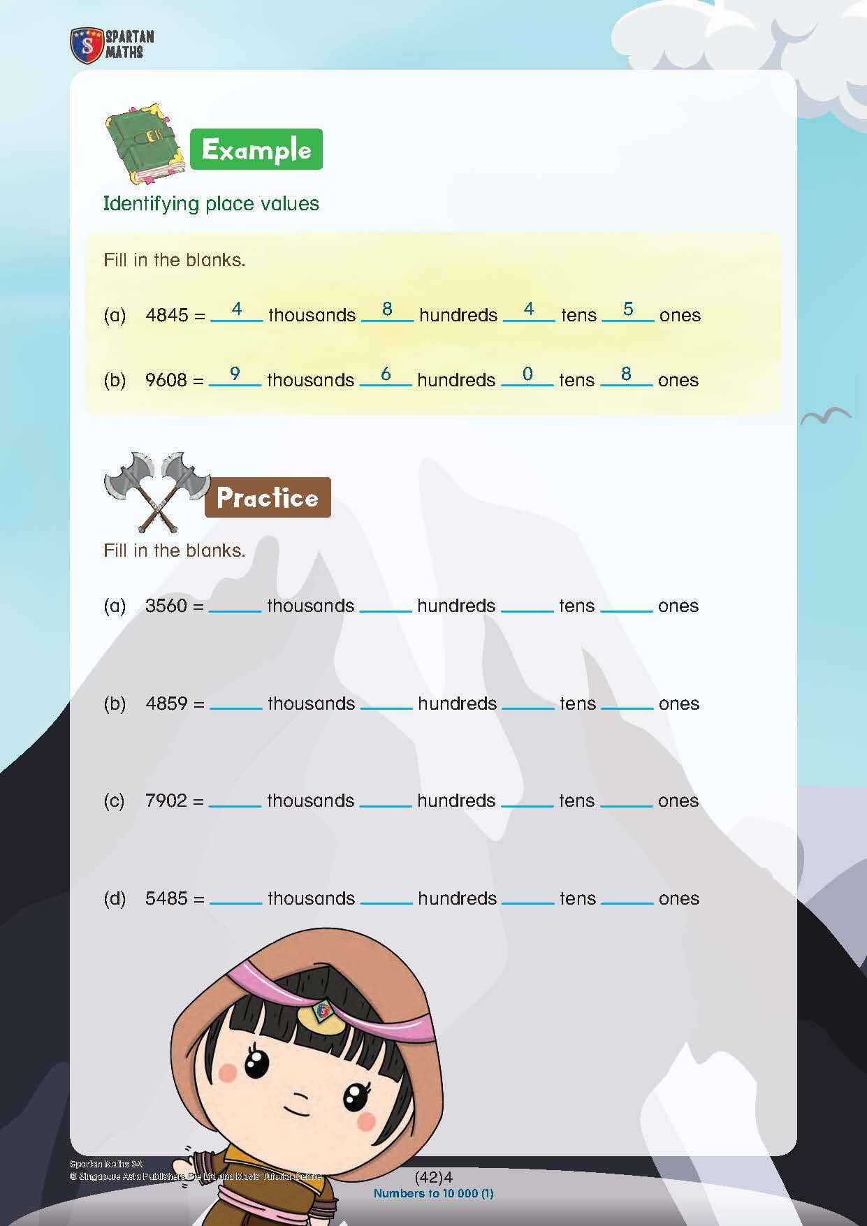 Spartan Maths Primary 3A (Levels 42 to 55)