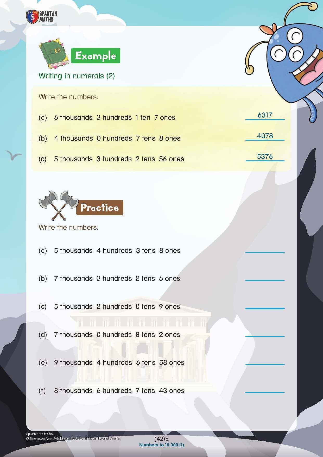 Spartan Maths Primary 3A (Levels 42 to 55)