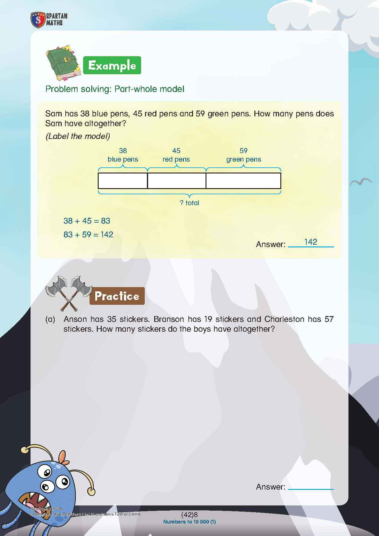 Spartan Maths Primary 3A (Levels 42 to 55)
