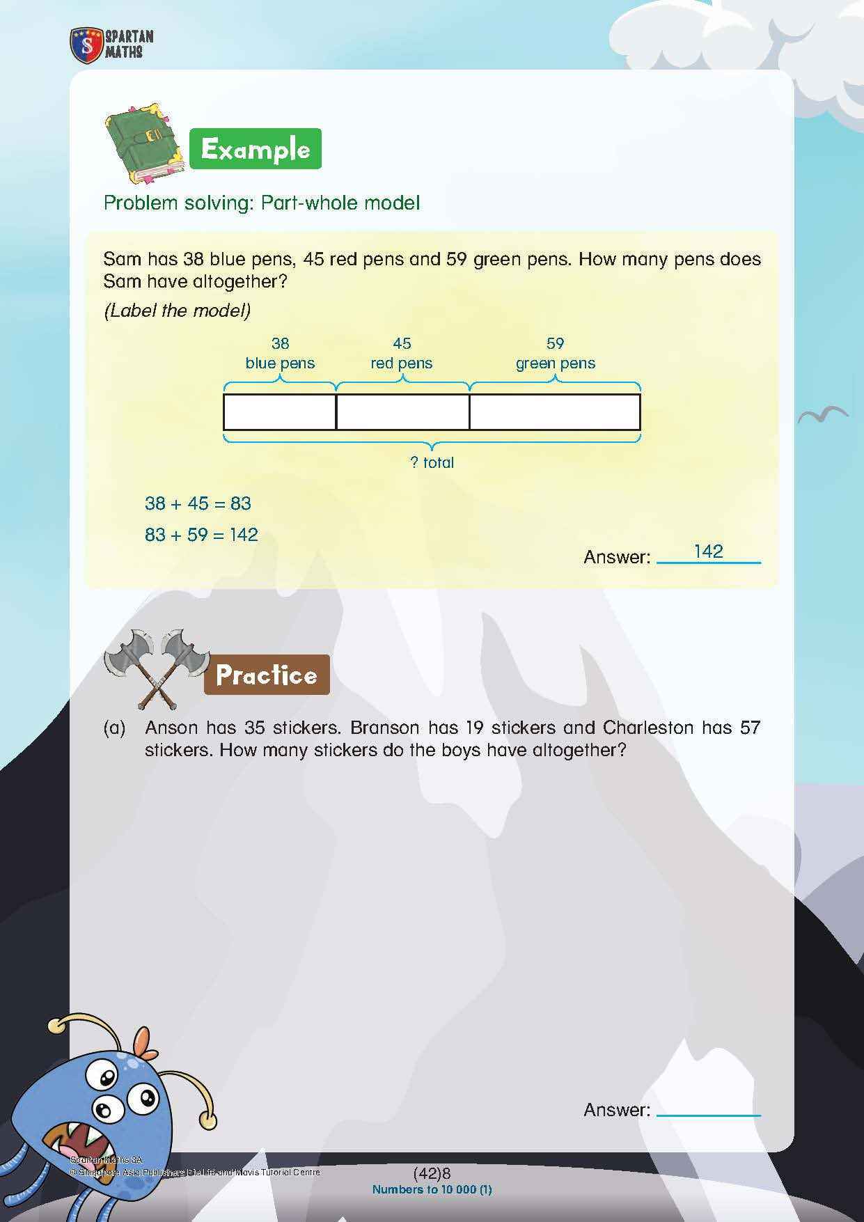 Spartan Maths Primary 3A (Levels 42 to 55)
