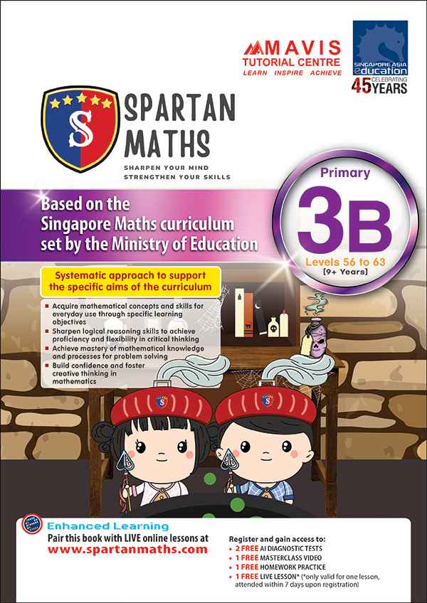 Spartan Maths Primary 3B (Levels 56 to 63)
