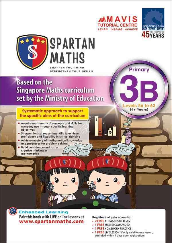 Spartan Maths Primary 3B (Levels 56 to 63)
