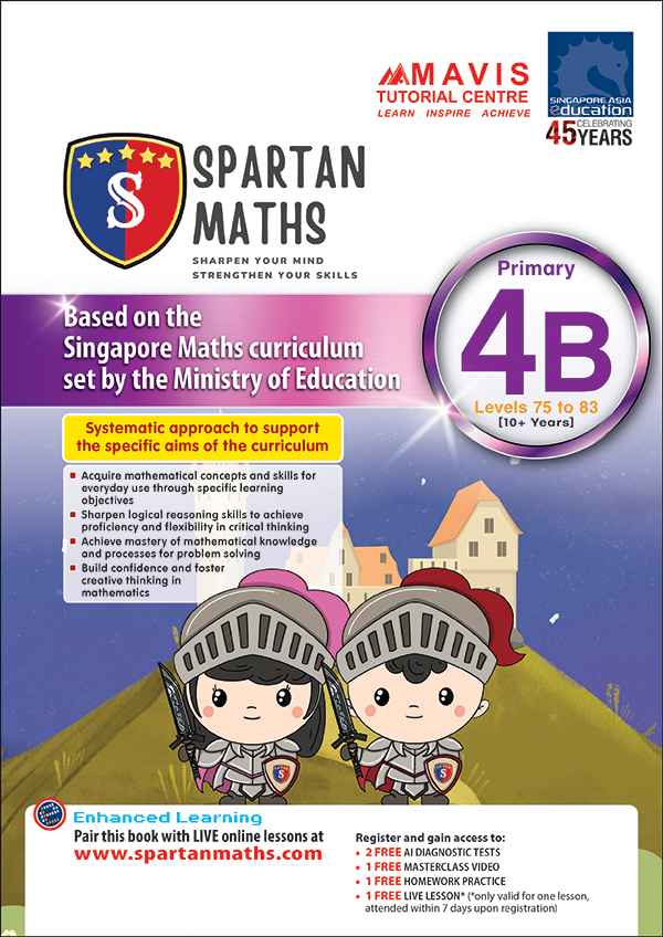 Spartan Maths Primary 4B (Levels 75 to 83)