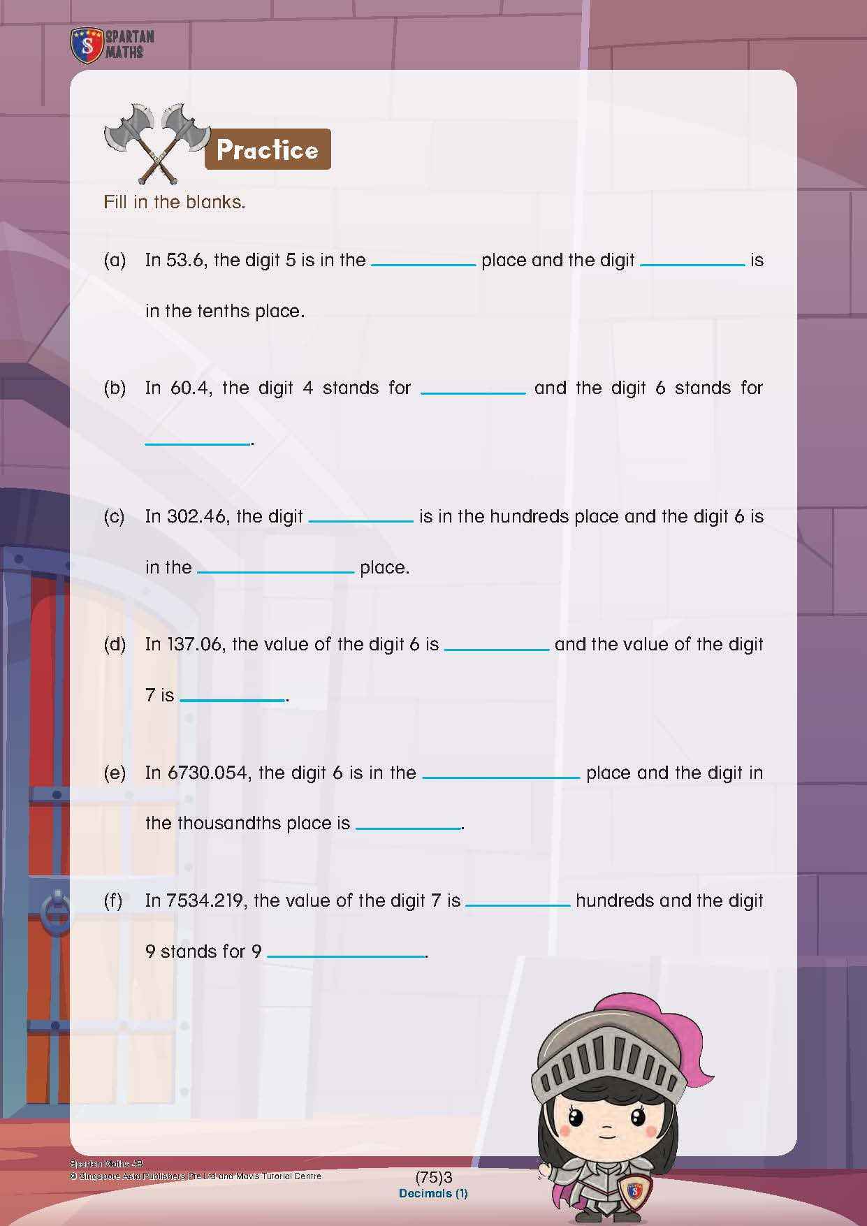 Spartan Maths Primary 4B (Levels 75 to 83)