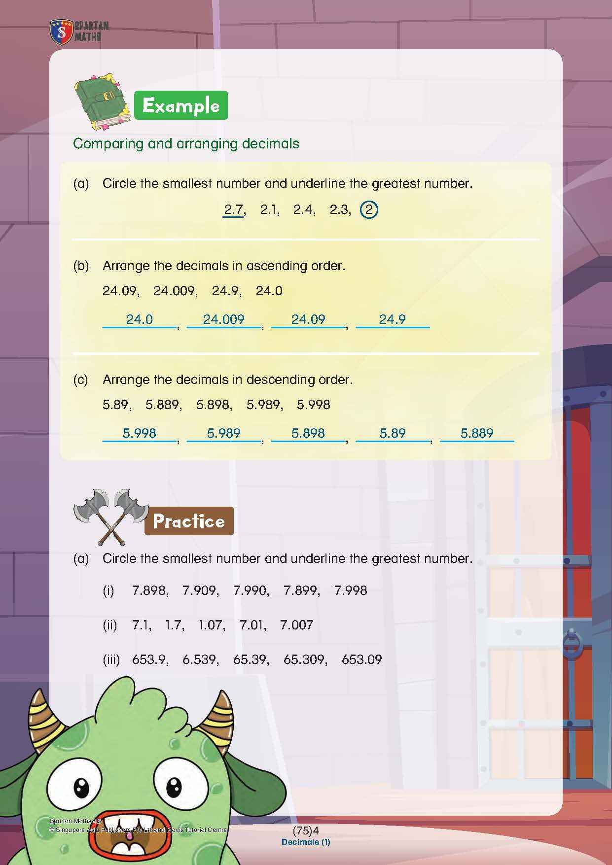 Spartan Maths Primary 4B (Levels 75 to 83)