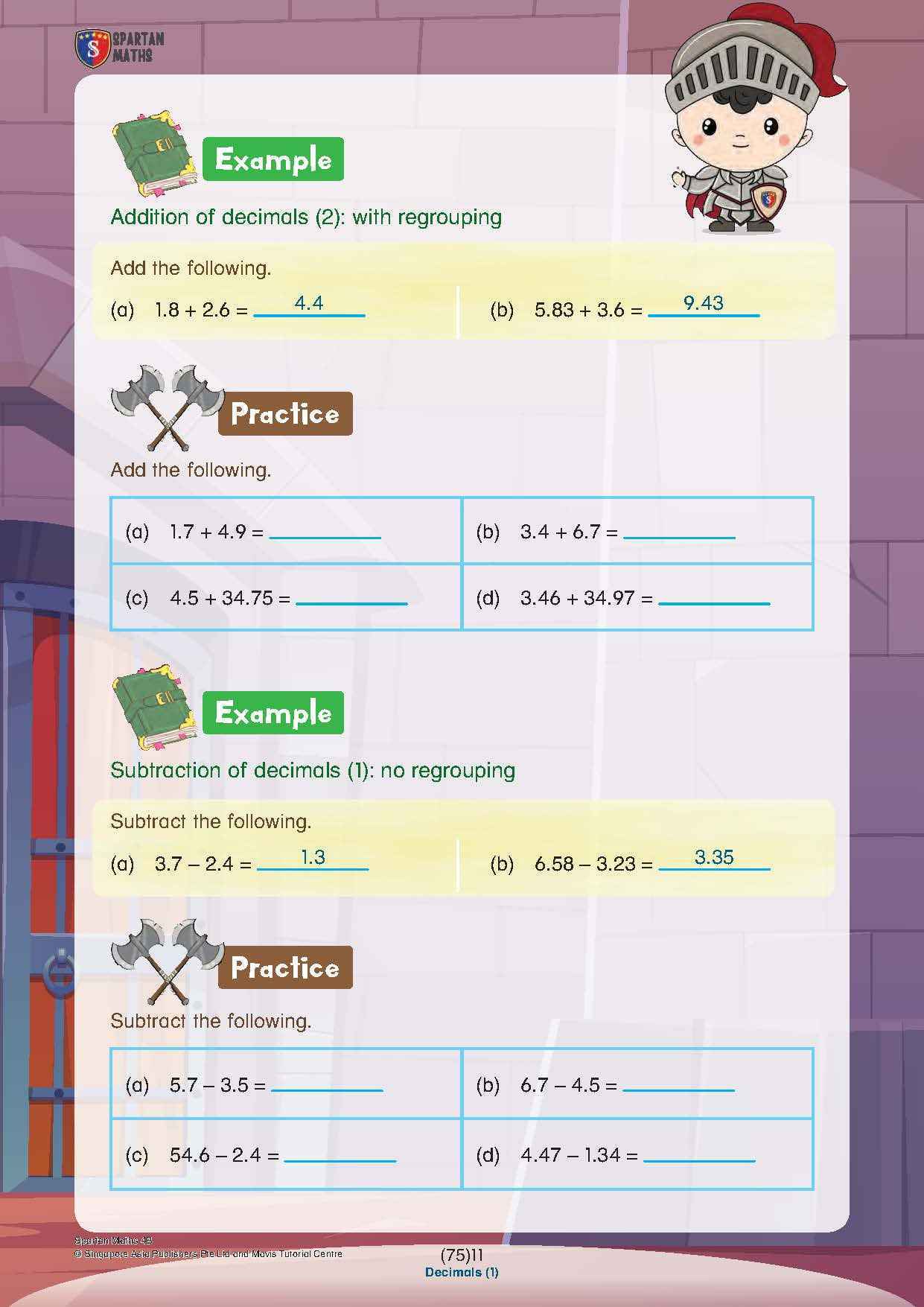 Spartan Maths Primary 4B (Levels 75 to 83)