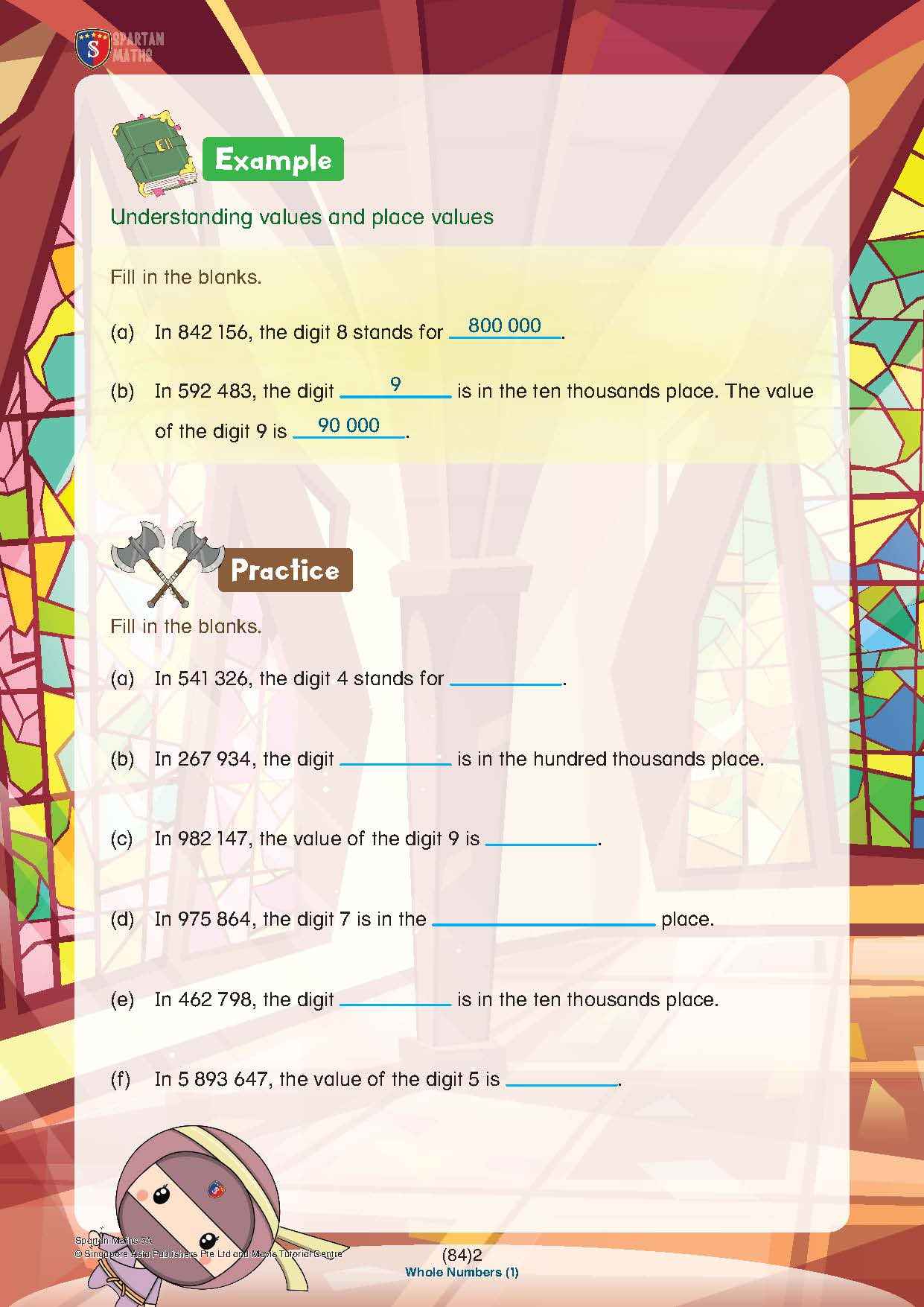 Spartan Maths Primary 5A (Levels 84 to 93)